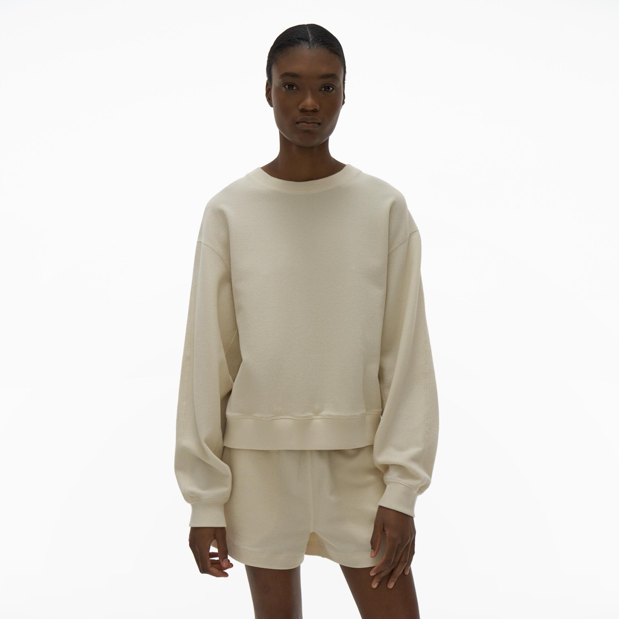 Helmut Lang Waffle-Knit Sweatshirt | WWW.HELMUTLANG.COM | Helmut Lang