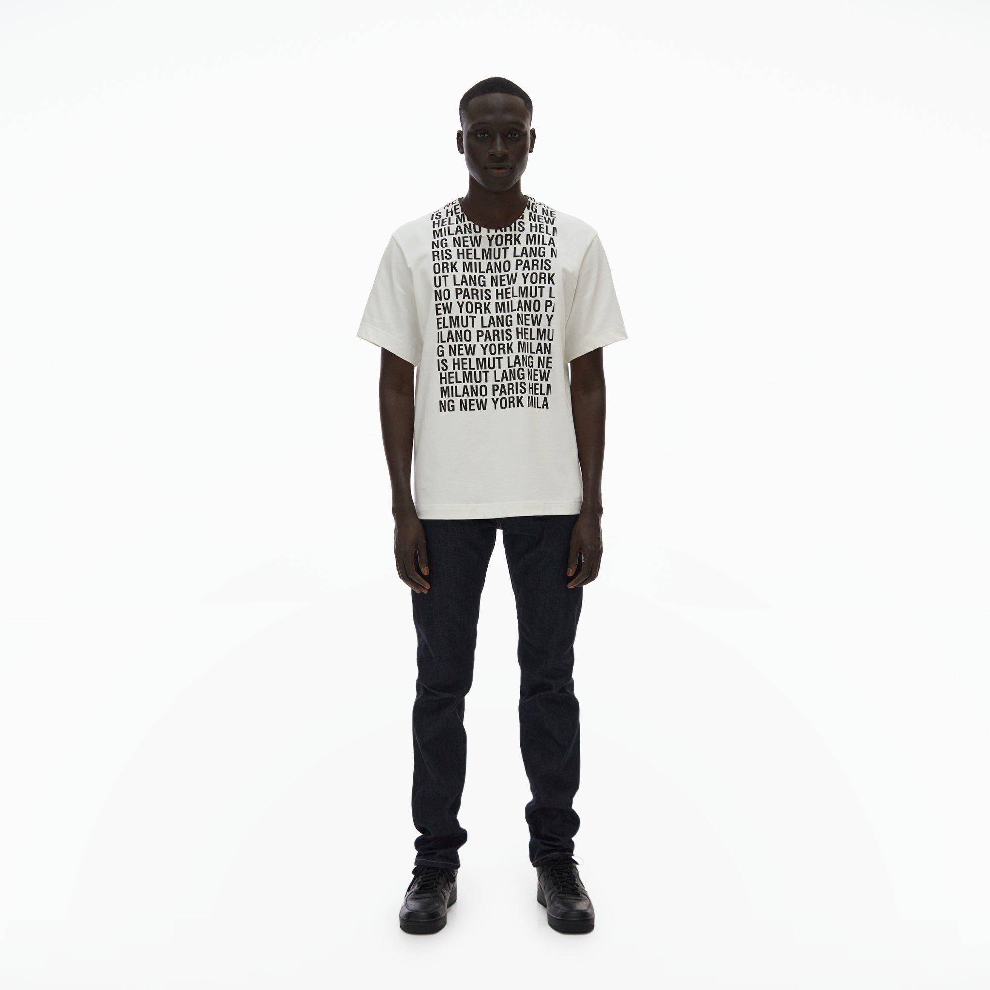 helmut lang white t shirt