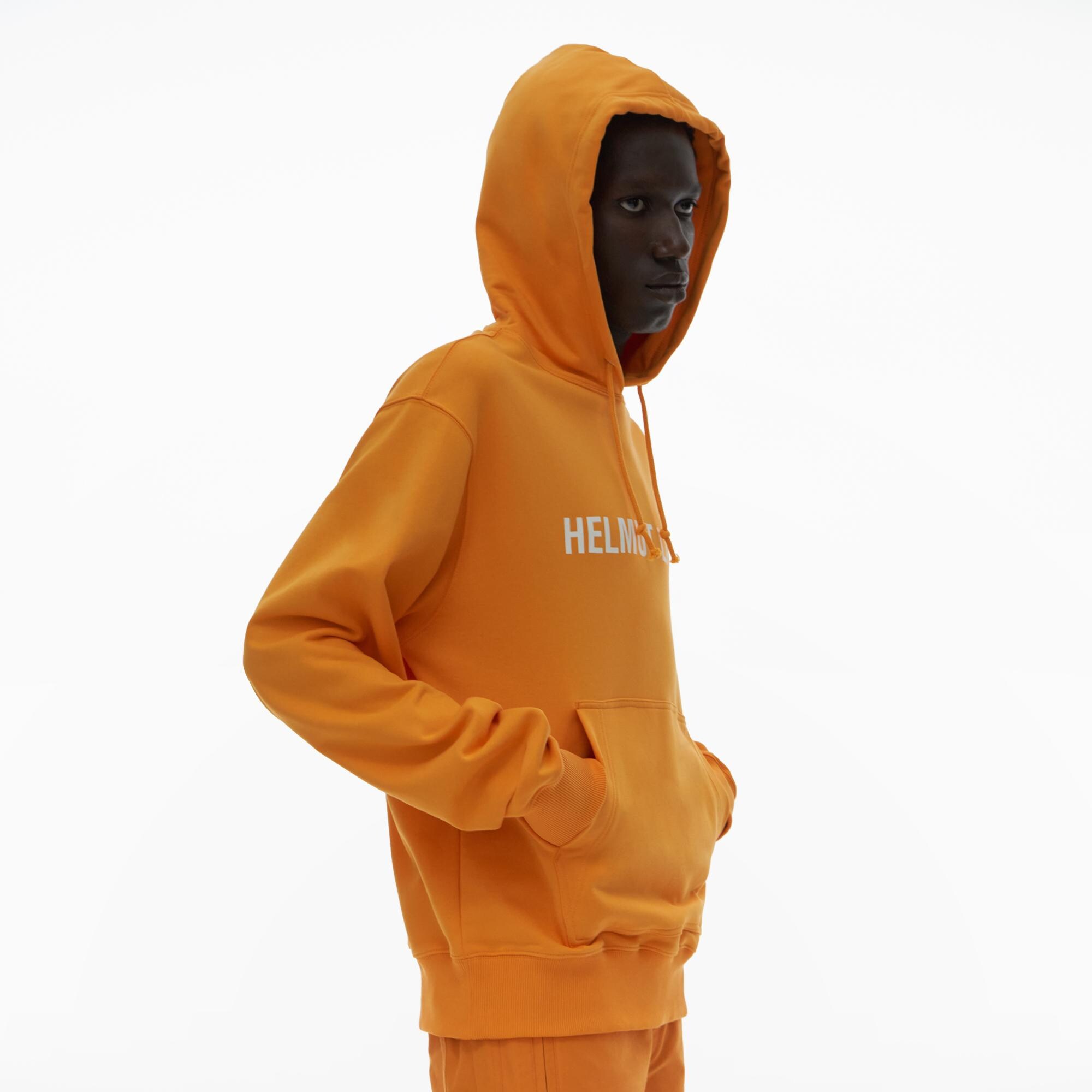 Helmut lang orange discount hoodie