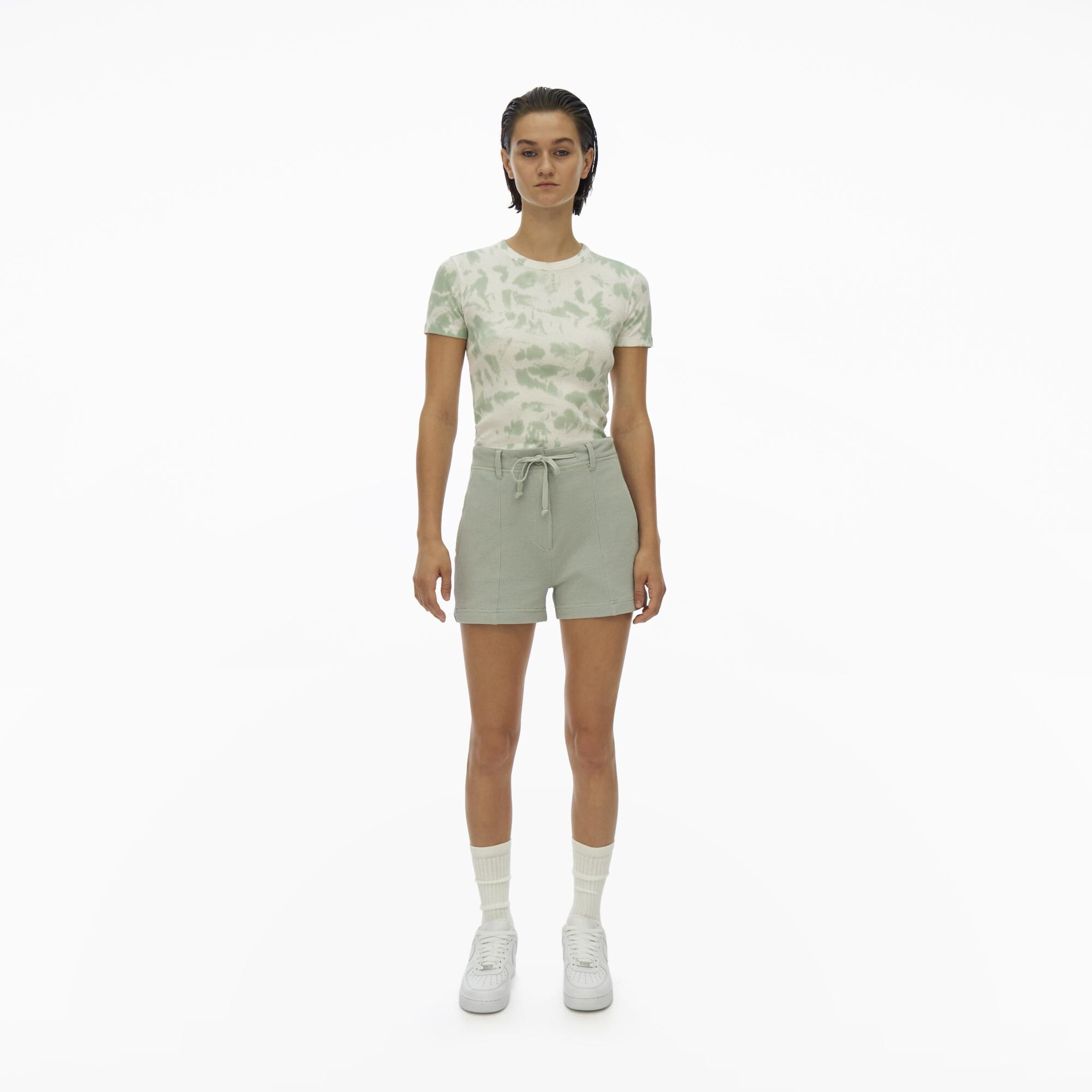 Helmut Lang Ribbed Cloud-Dyed Tee | WWW.HELMUTLANG.COM | Helmut Lang