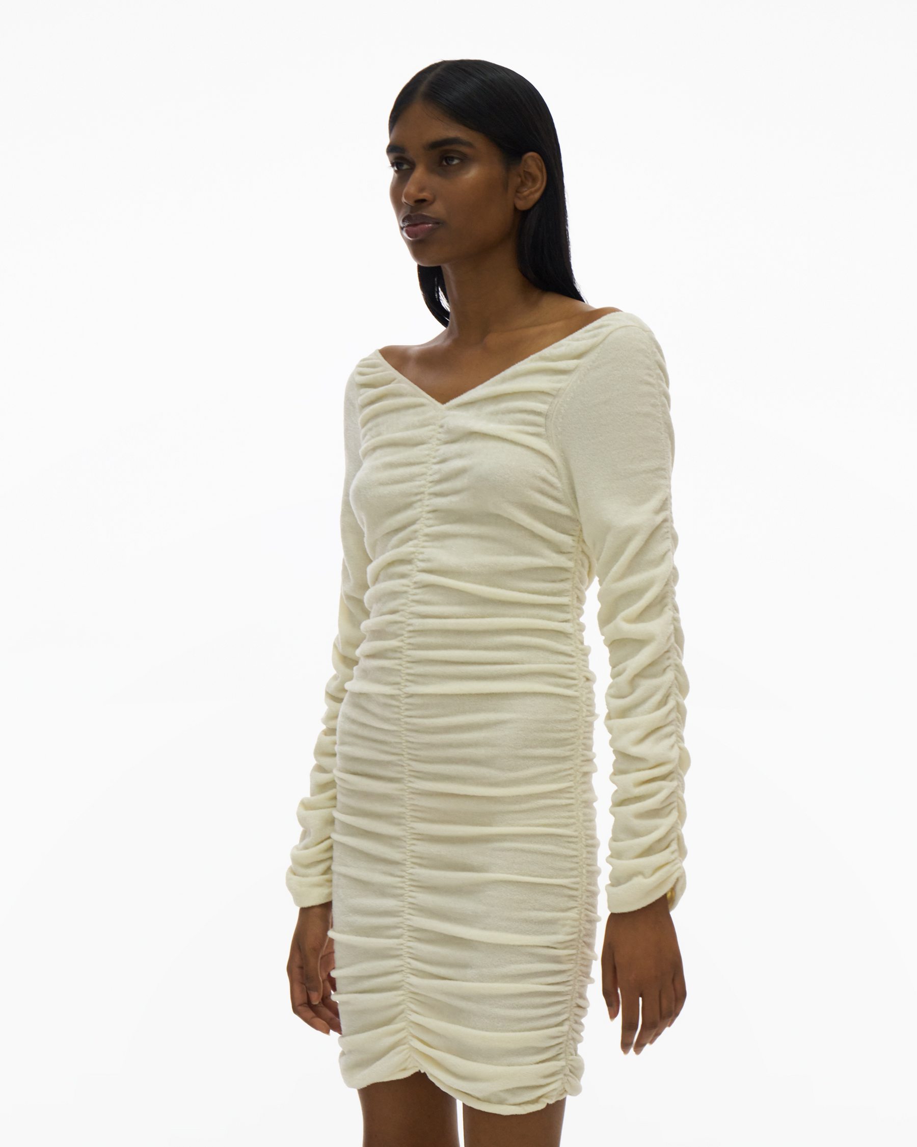 RUCHED DRESS