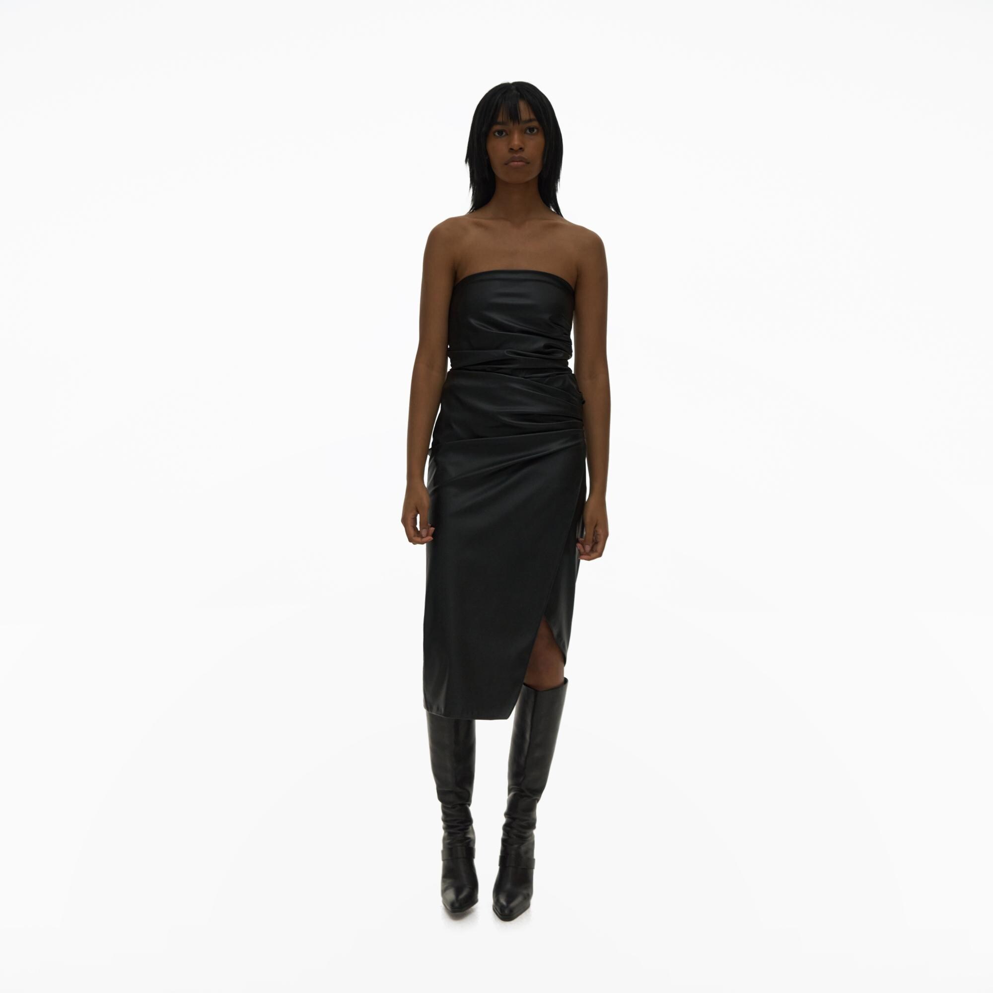 Helmut Lang Vegan Leather Skirt | WWW.HELMUTLANG.COM | Helmut Lang