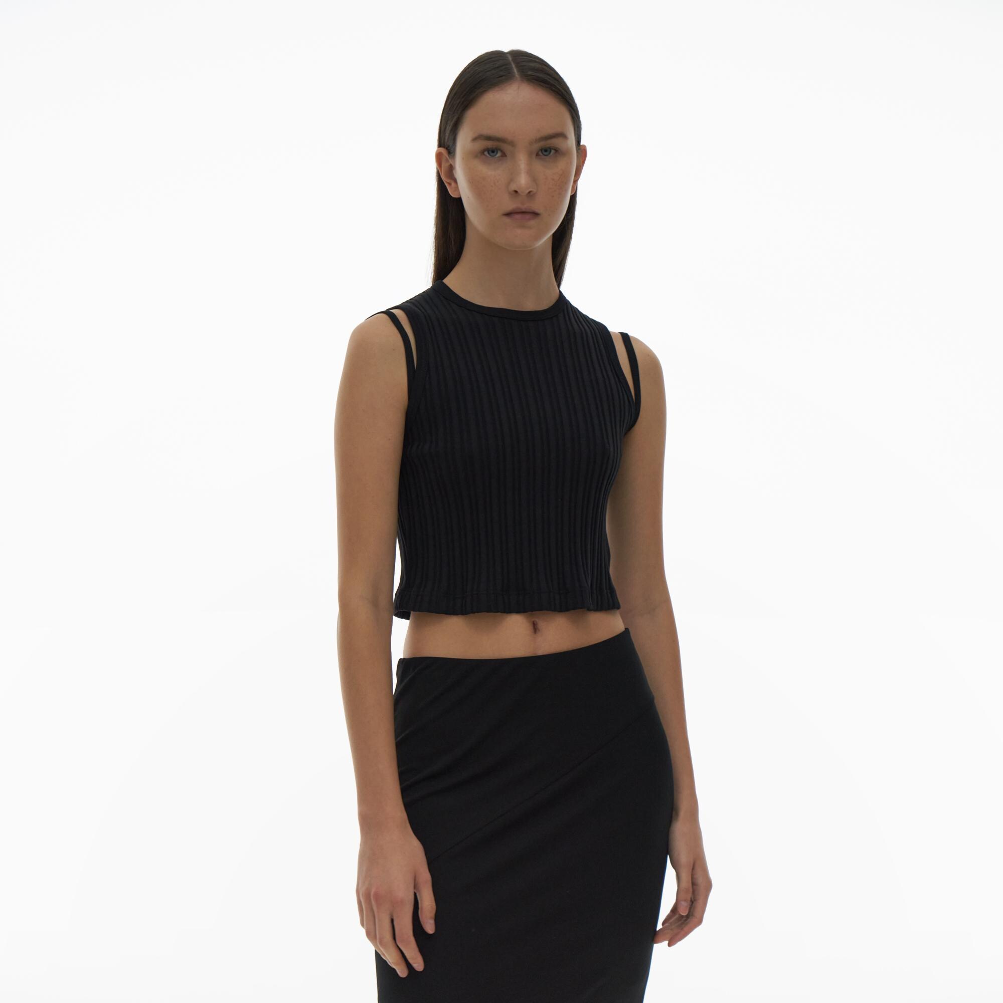 Helmut Lang Cropped Muscle Tee | WWW.HELMUTLANG.COM