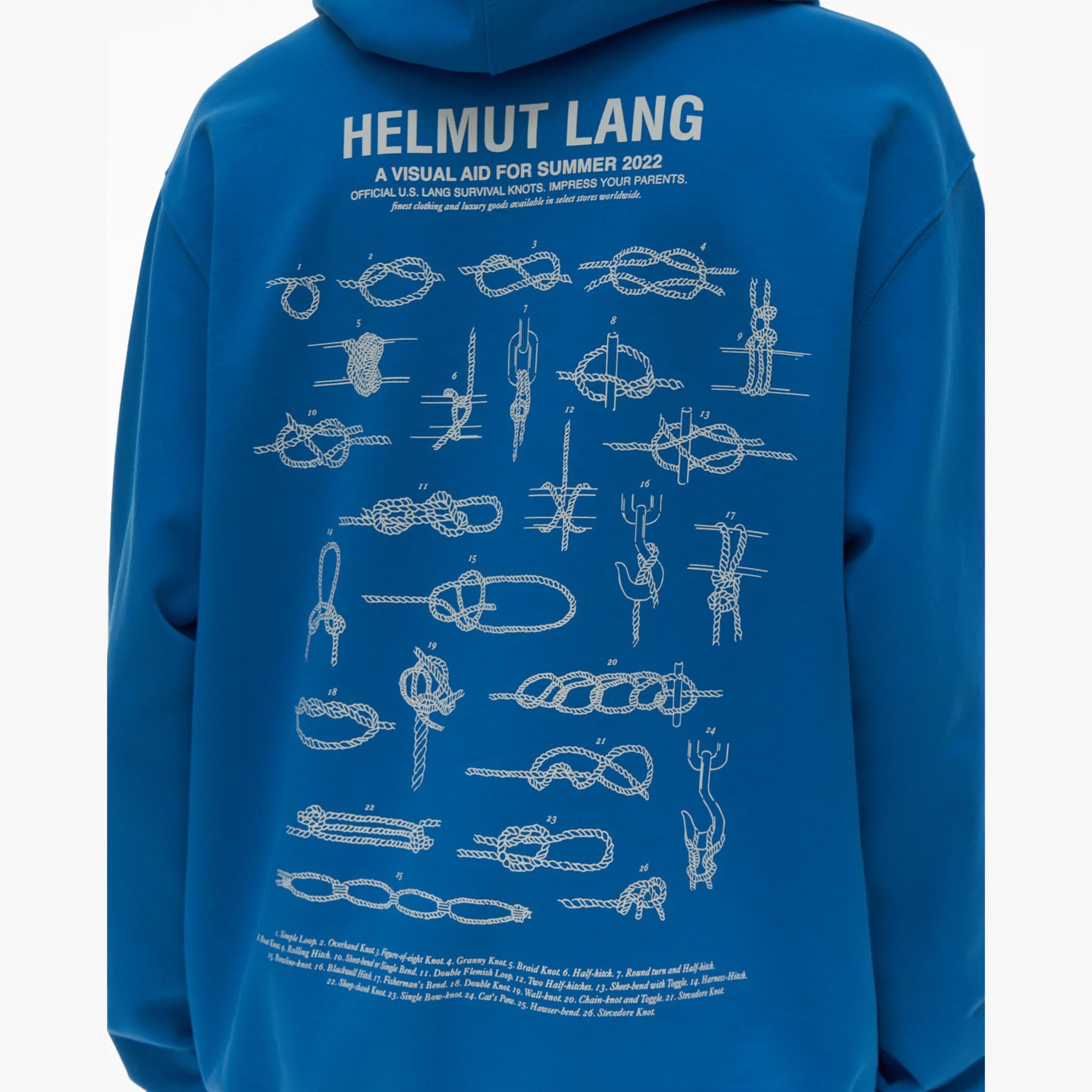 Helmut lang hoodie blue hotsell