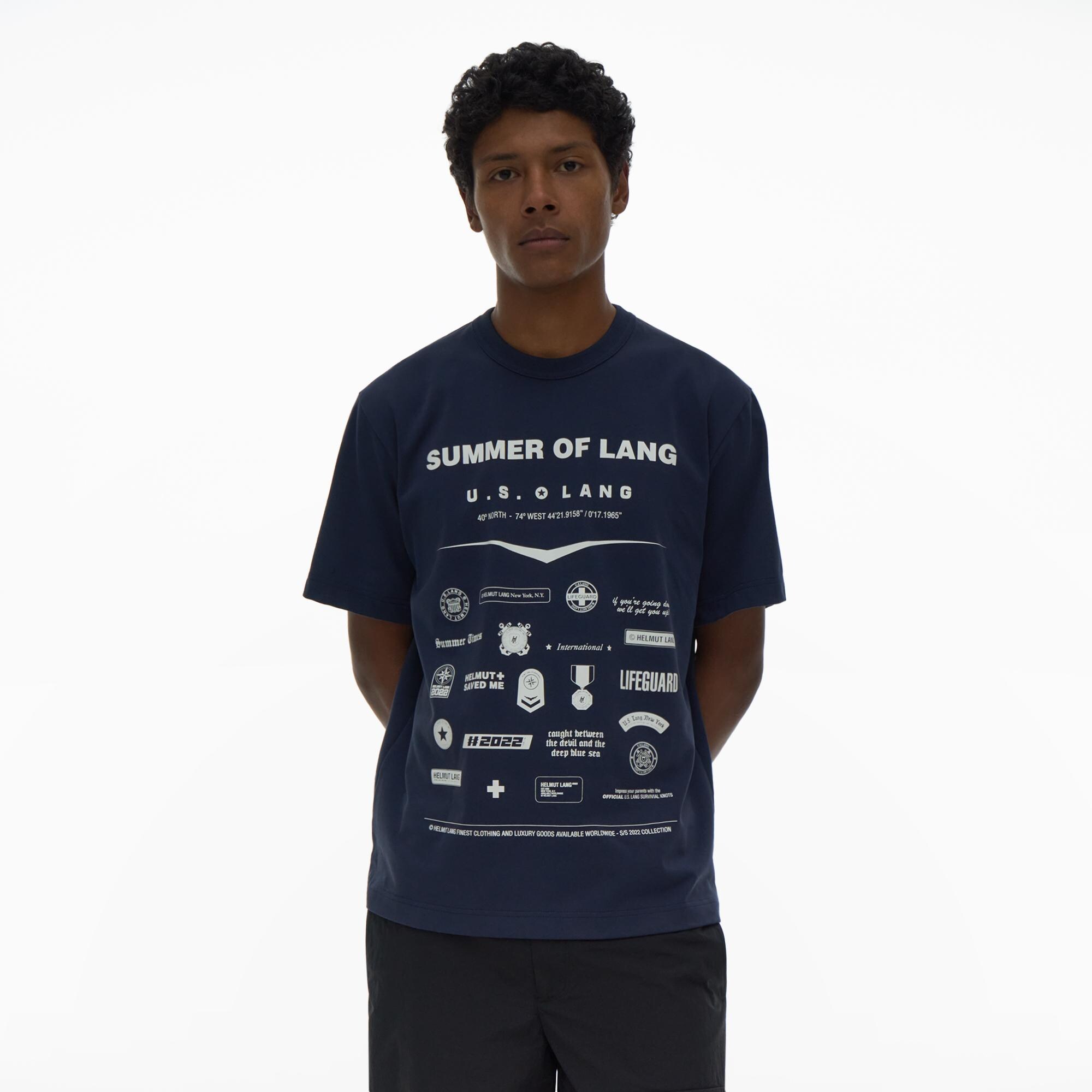 Lang Badge Tee | WWW.HELMUTLANG.COM