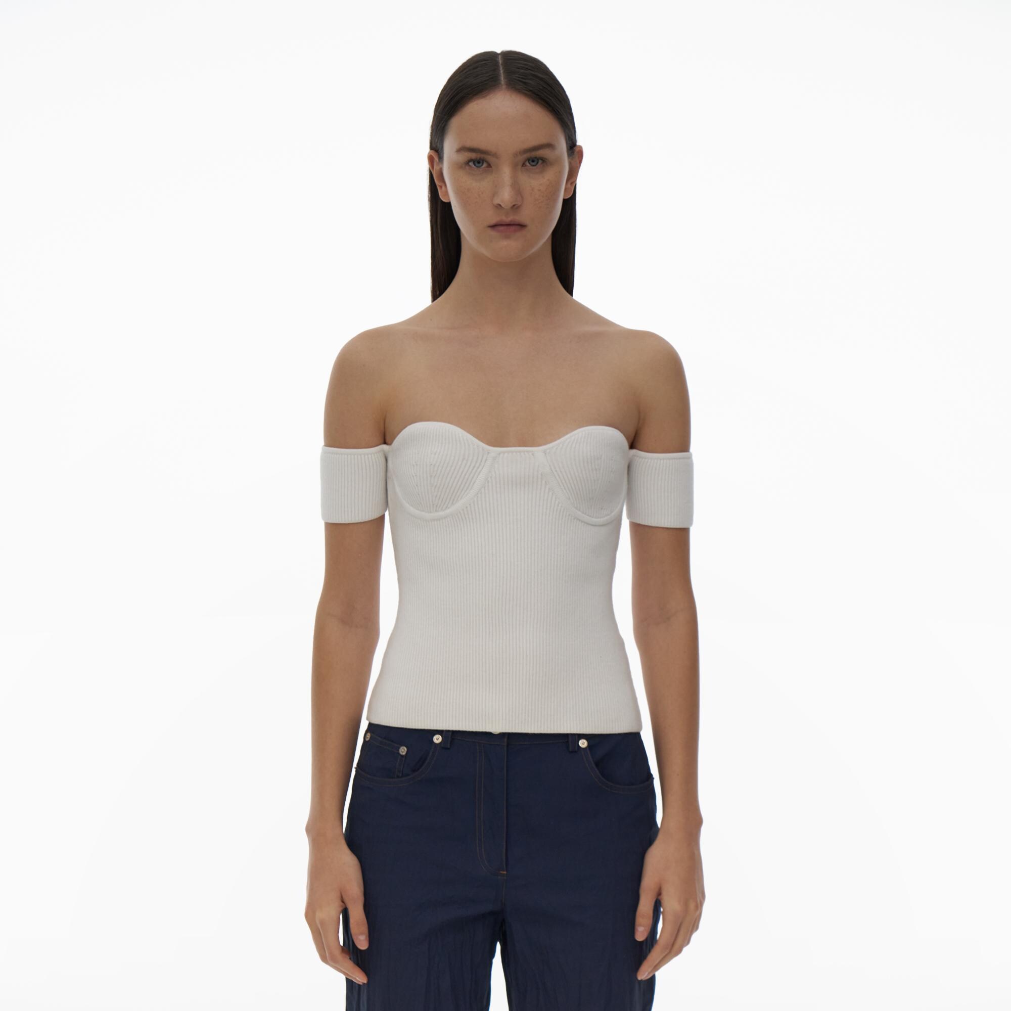 Helmut Lang Ribbed Contour Top | WWW.HELMUTLANG.COM | Helmut Lang