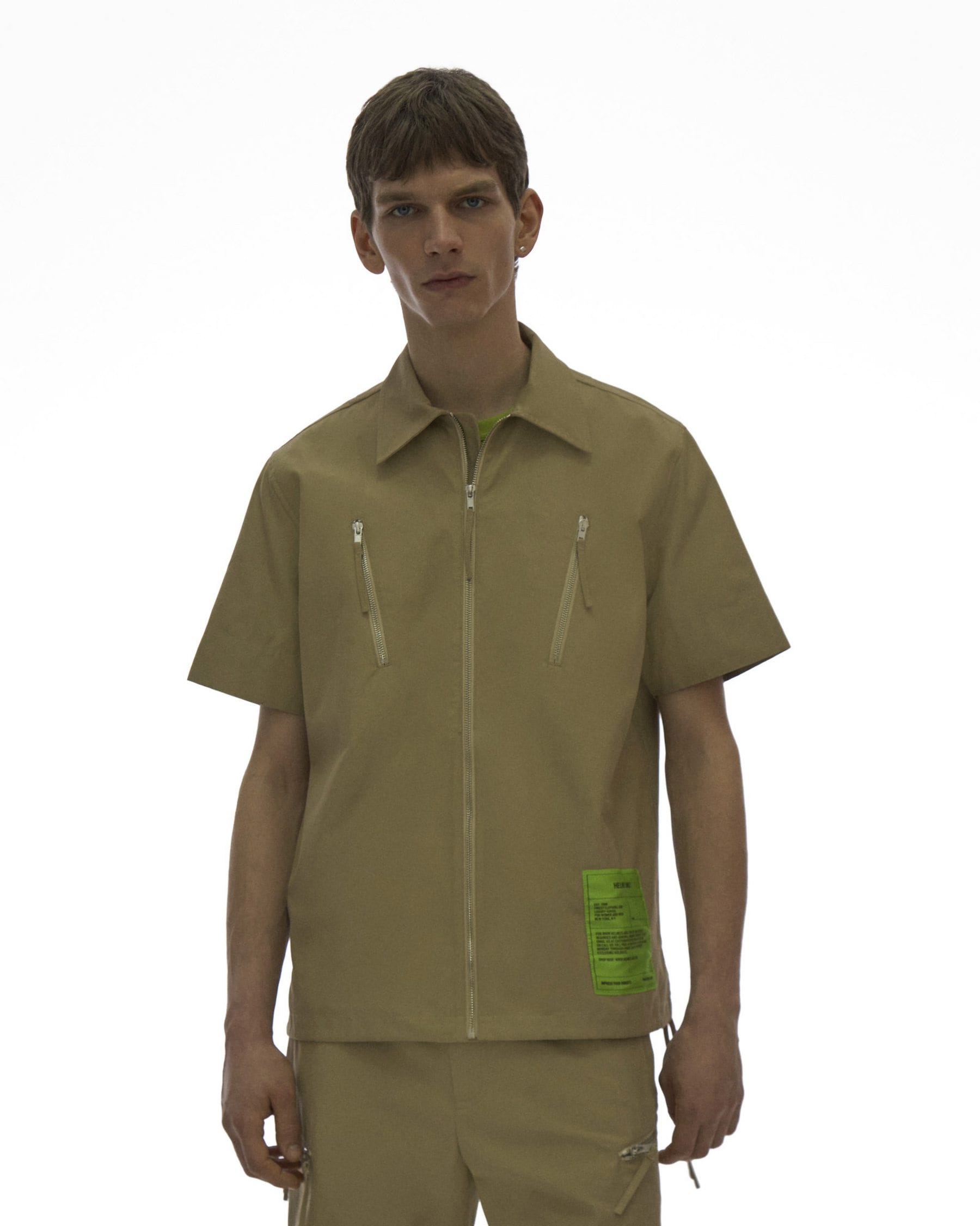 Zip Short-Sleeve Shirt