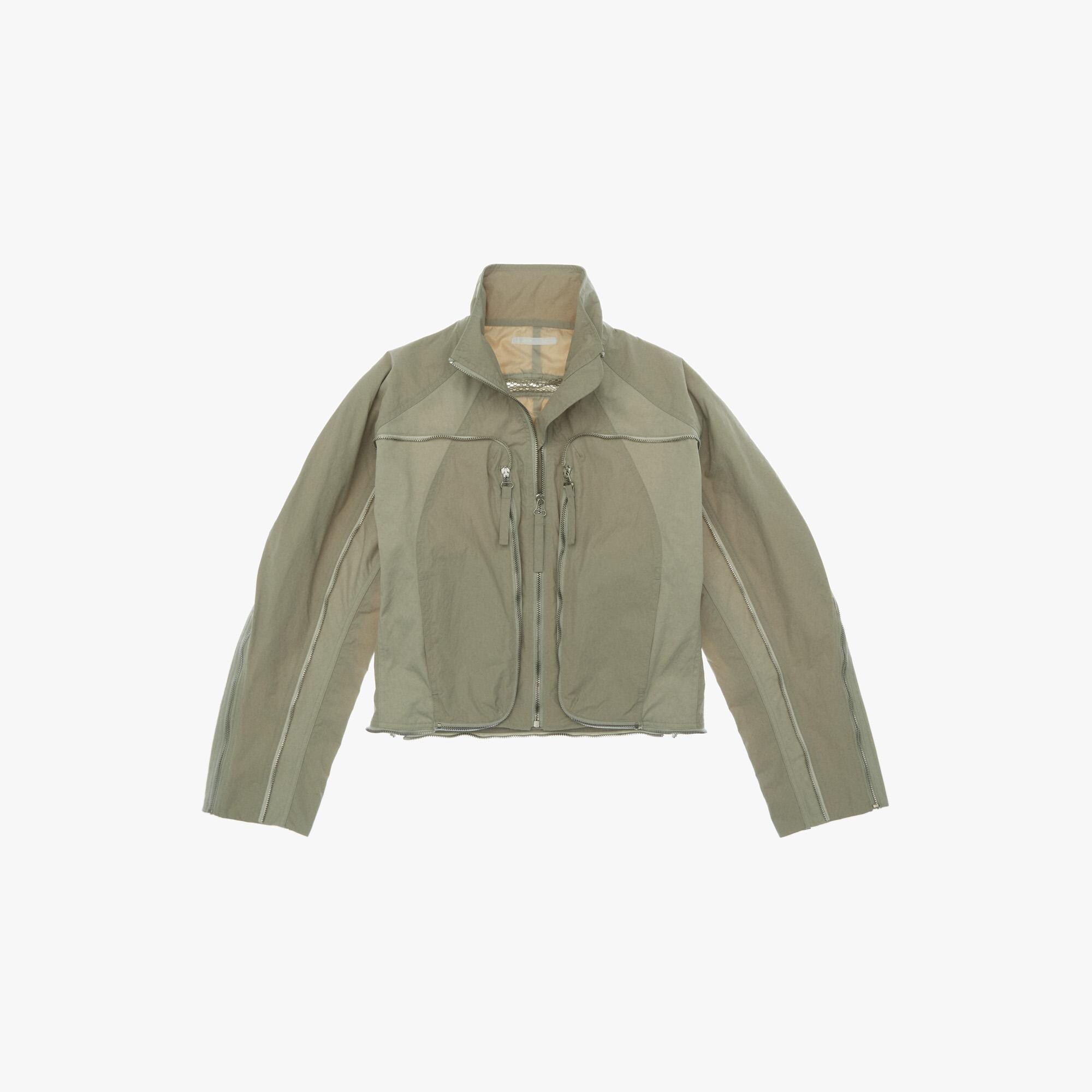 Helmut Lang Zip Mesh Bomber Jacket