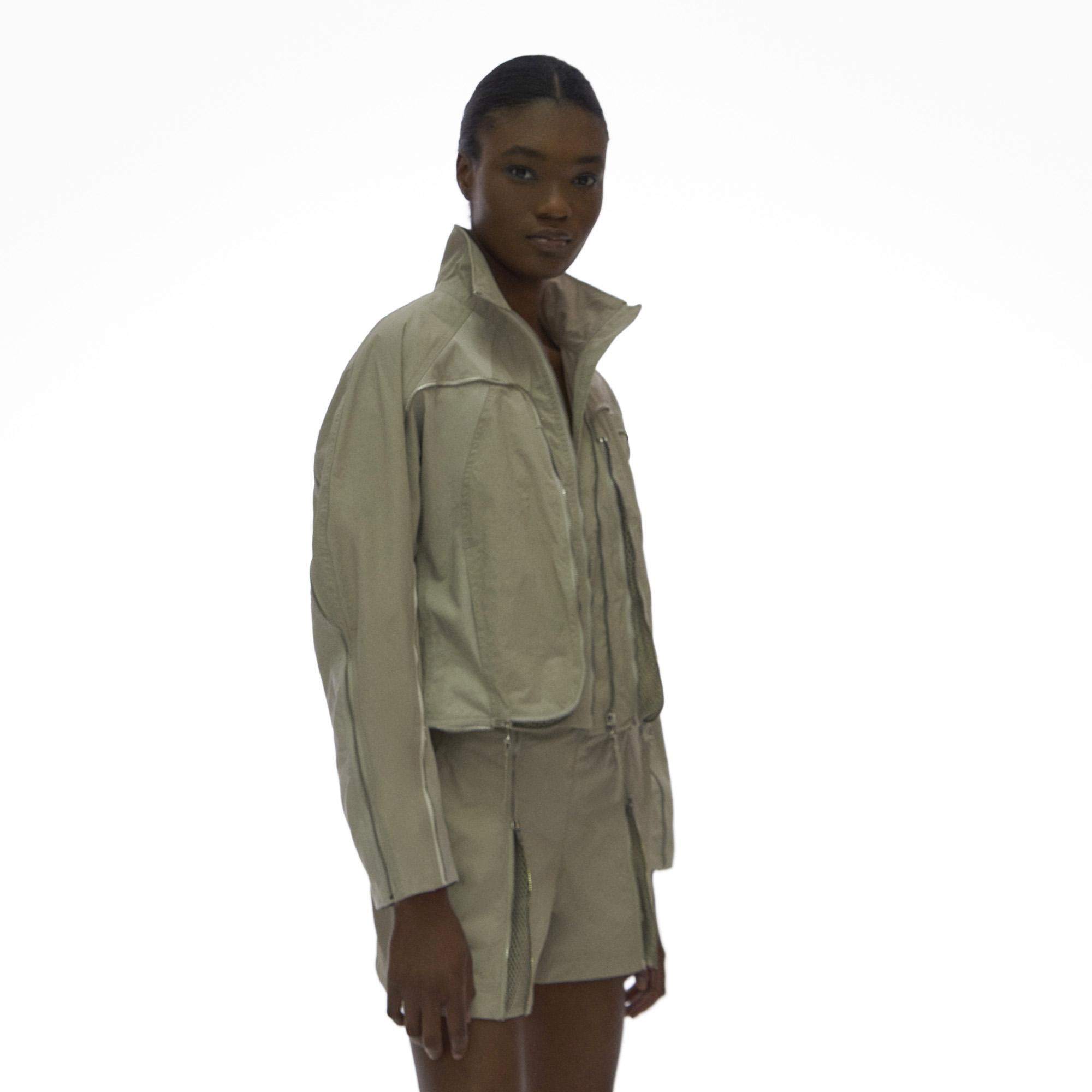 Helmut Lang Zip Mesh Bomber Jacket