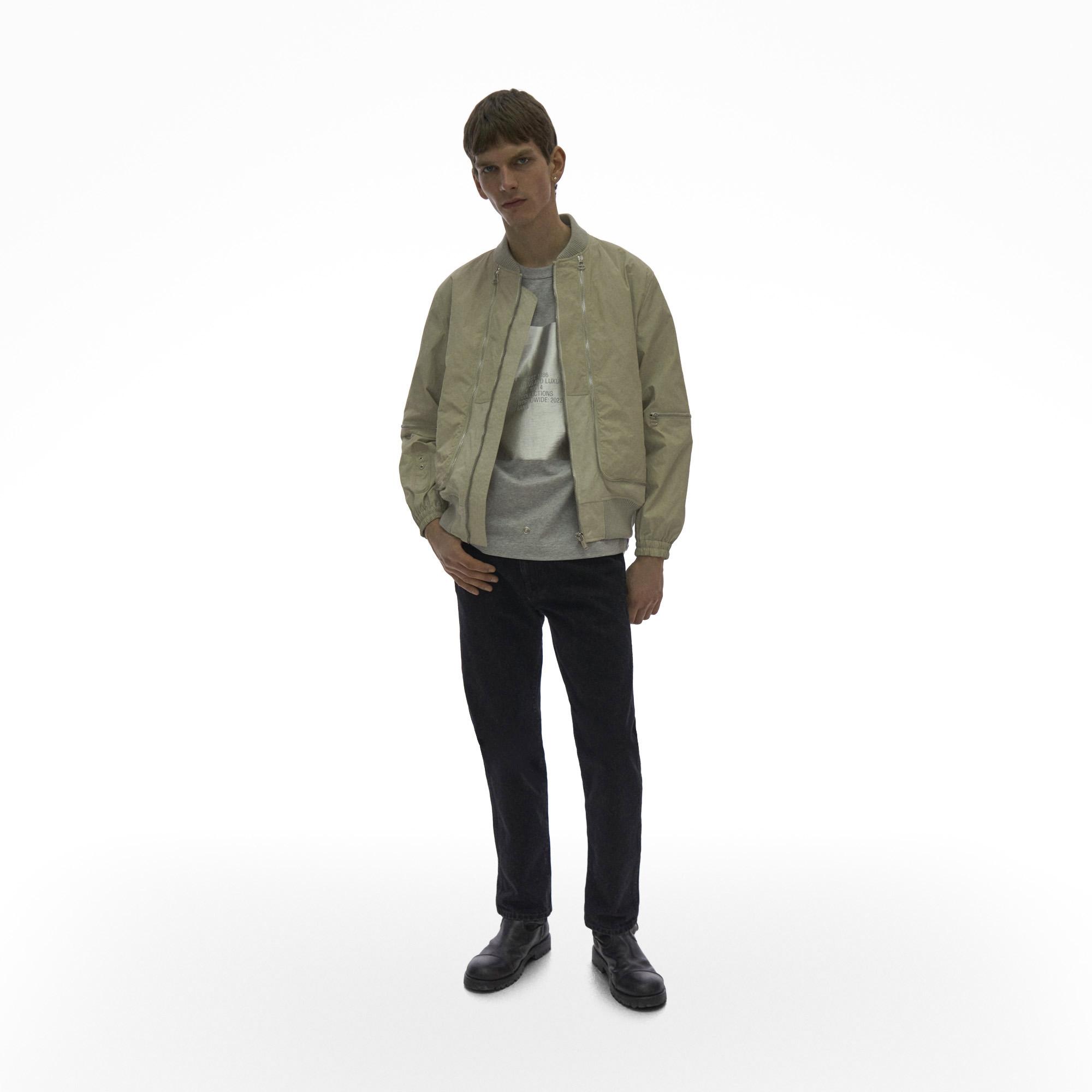 Helmut Lang Zip Mesh Bomber Jacket | WWW.HELMUTLANG.COM