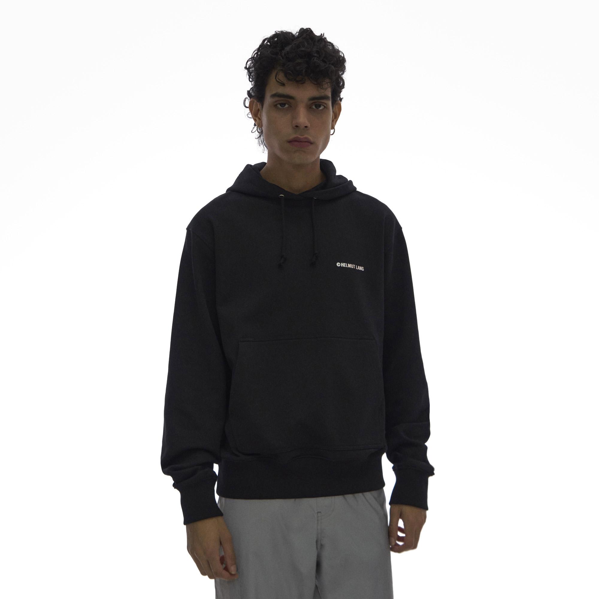 Helmut Lang Black Half-Zip Hoodie