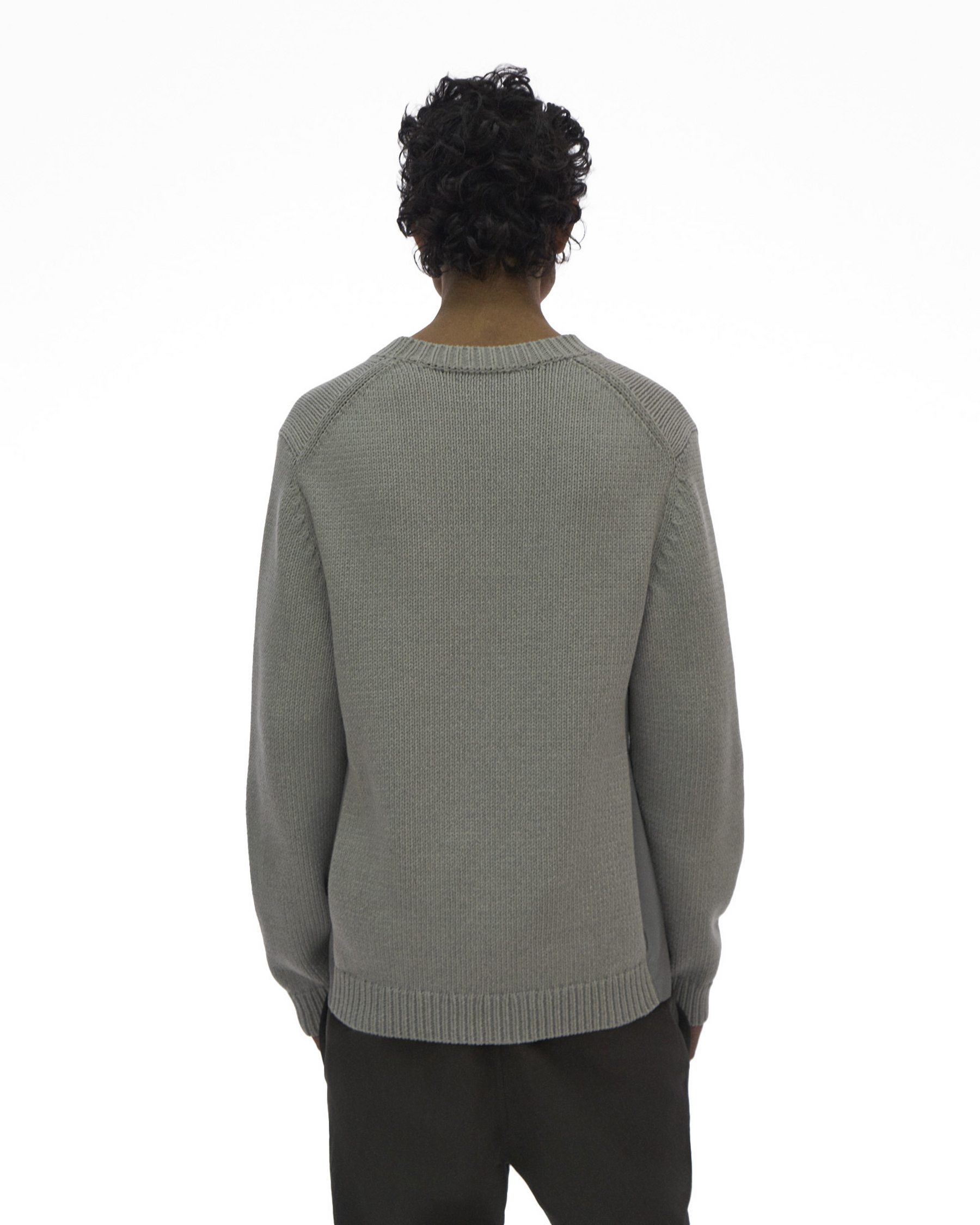 Reflective Panel Sweater