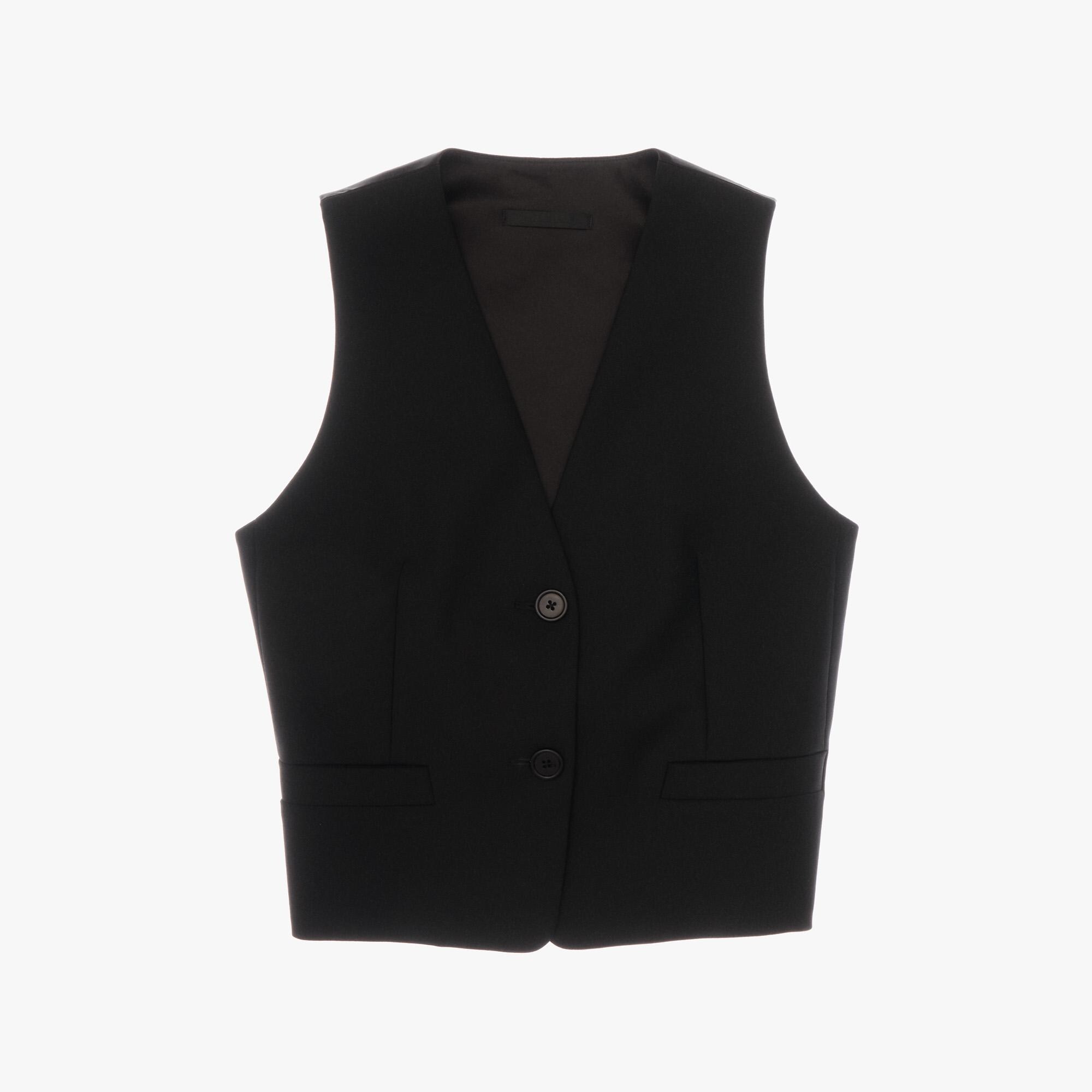 Helmut Lang Stretch Wool Vest | WWW.HELMUTLANG.COM | Helmut Lang