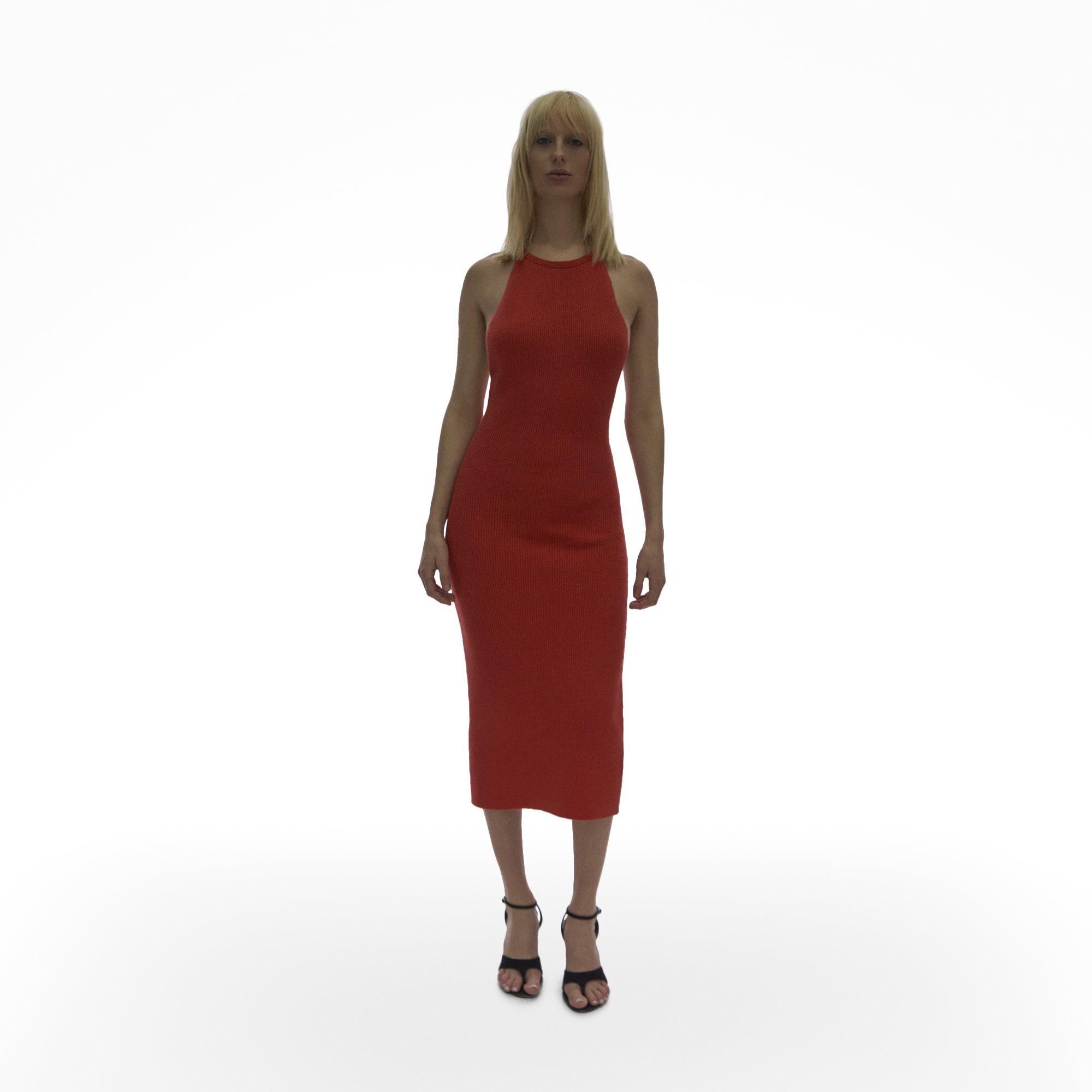 Beaded Rib Tank Dress
