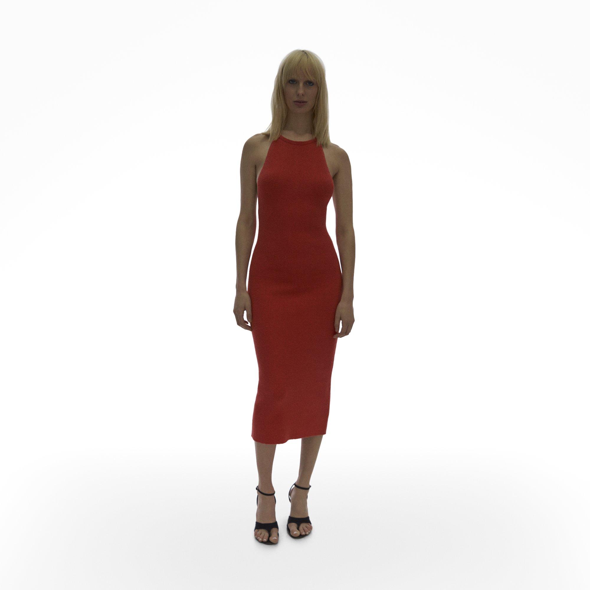 Beaded Rib Tank Dress