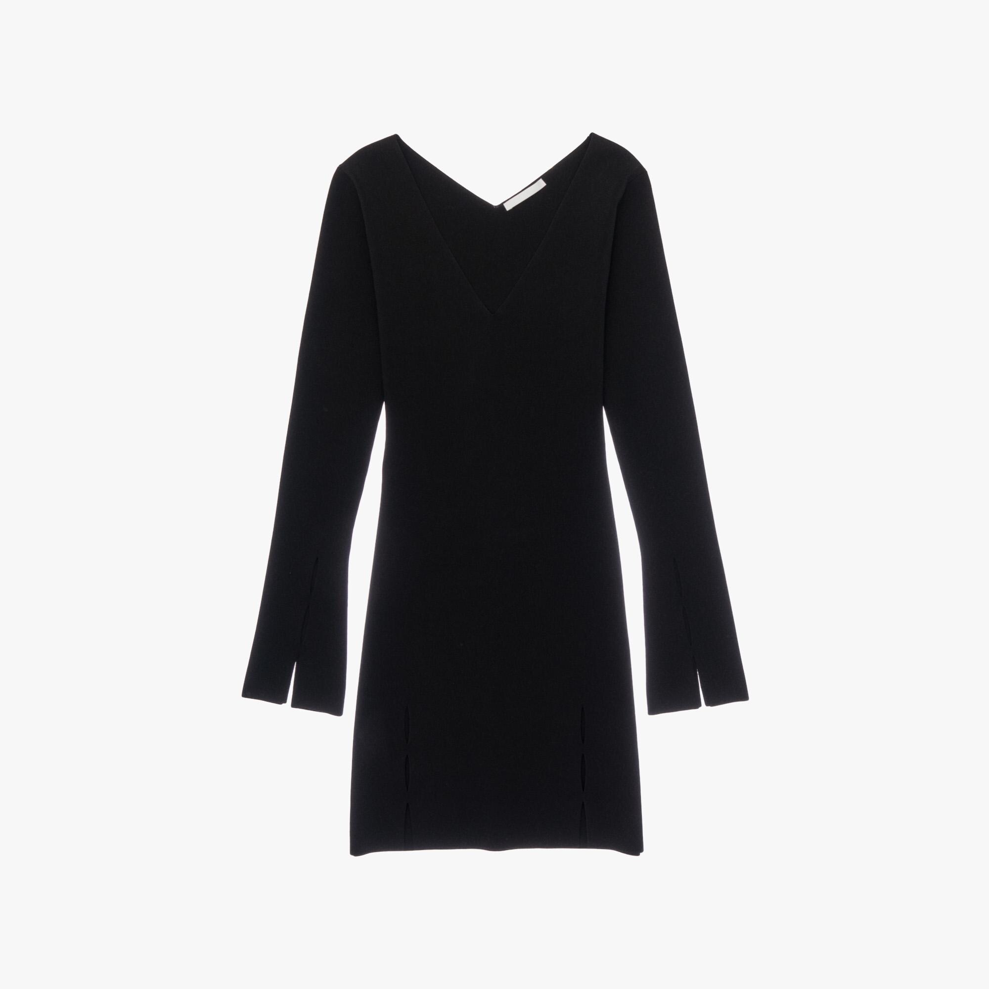 Helmut Lang Slit Knit Mini Dress | WWW.HELMUTLANG.COM