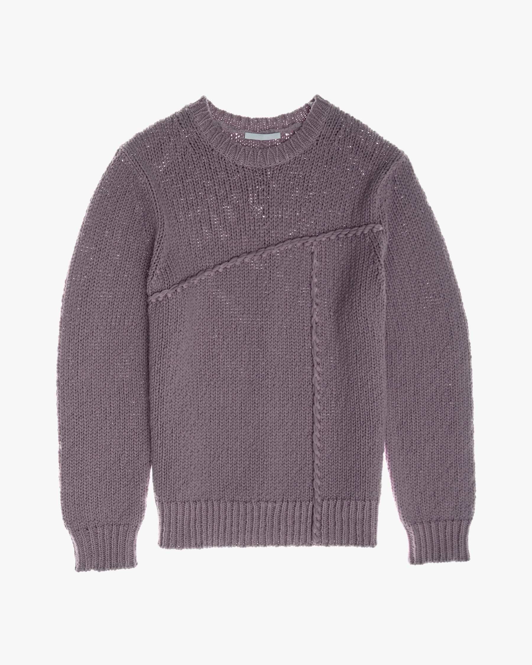 Seamed Crewneck Sweater