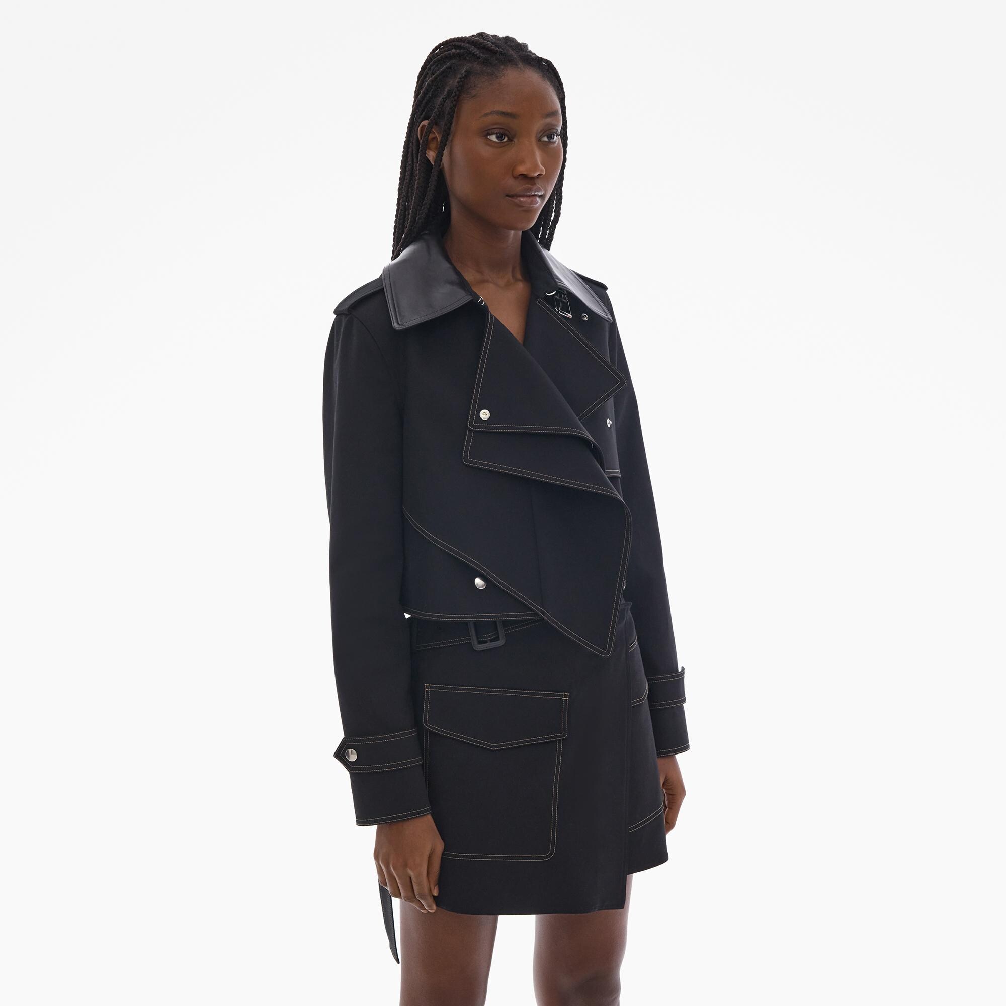 Helmut Lang Cropped Trench Jacket | WWW.HELMUTLANG.COM