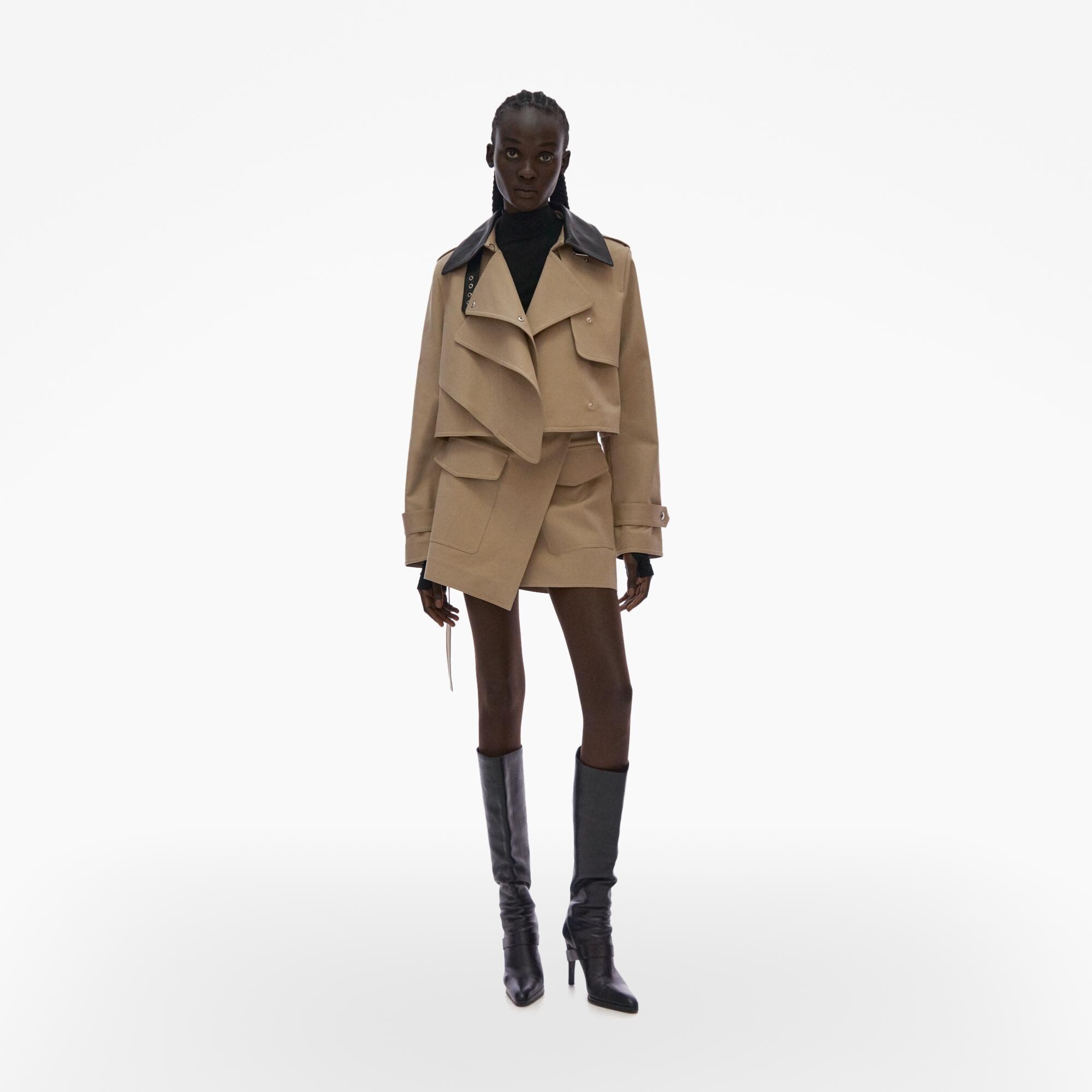 Helmut Lang Cropped Trench Jacket | WWW.HELMUTLANG.COM | Helmut Lang