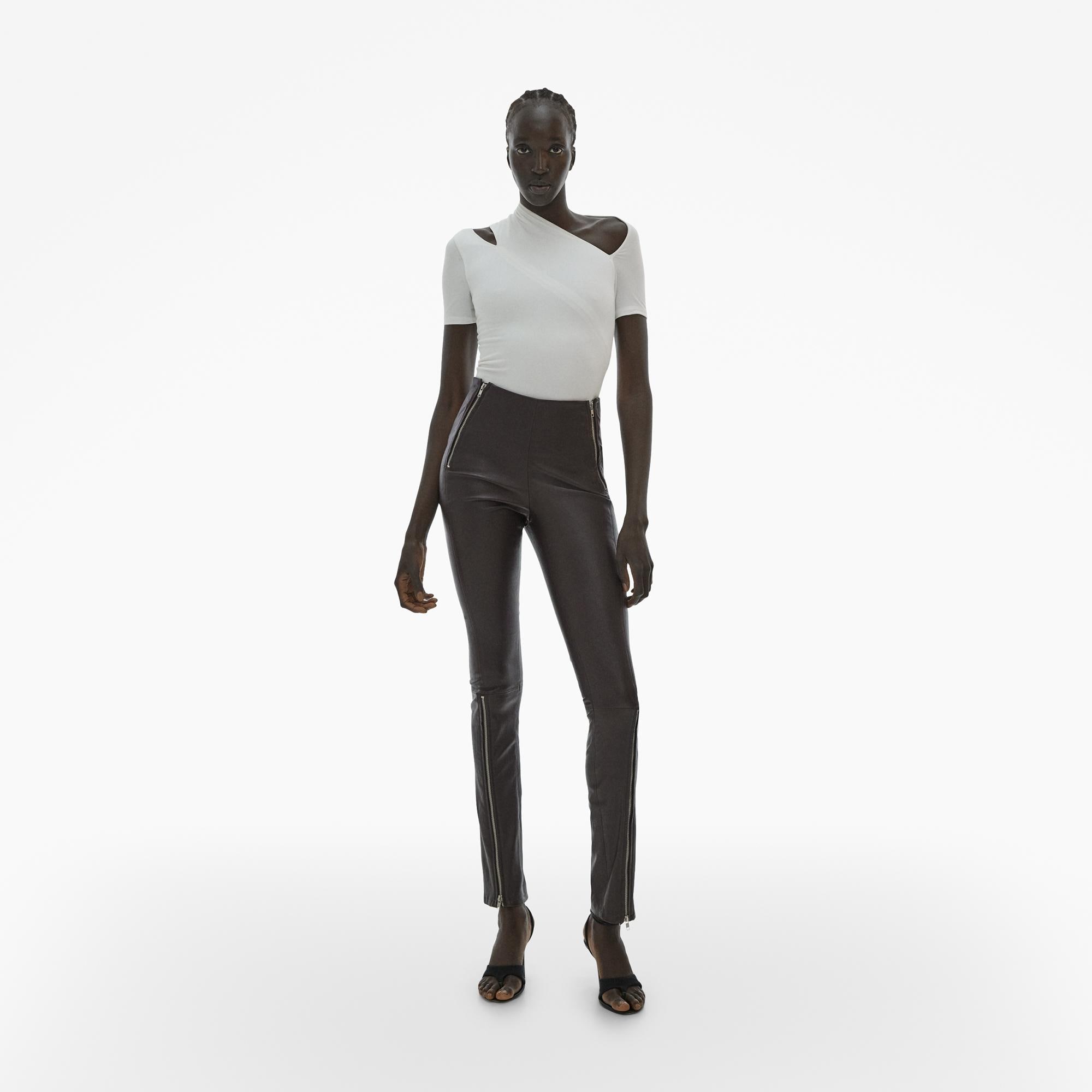 Helmut Lang Leather Zip Skinny Pant | WWW.HELMUTLANG.COM