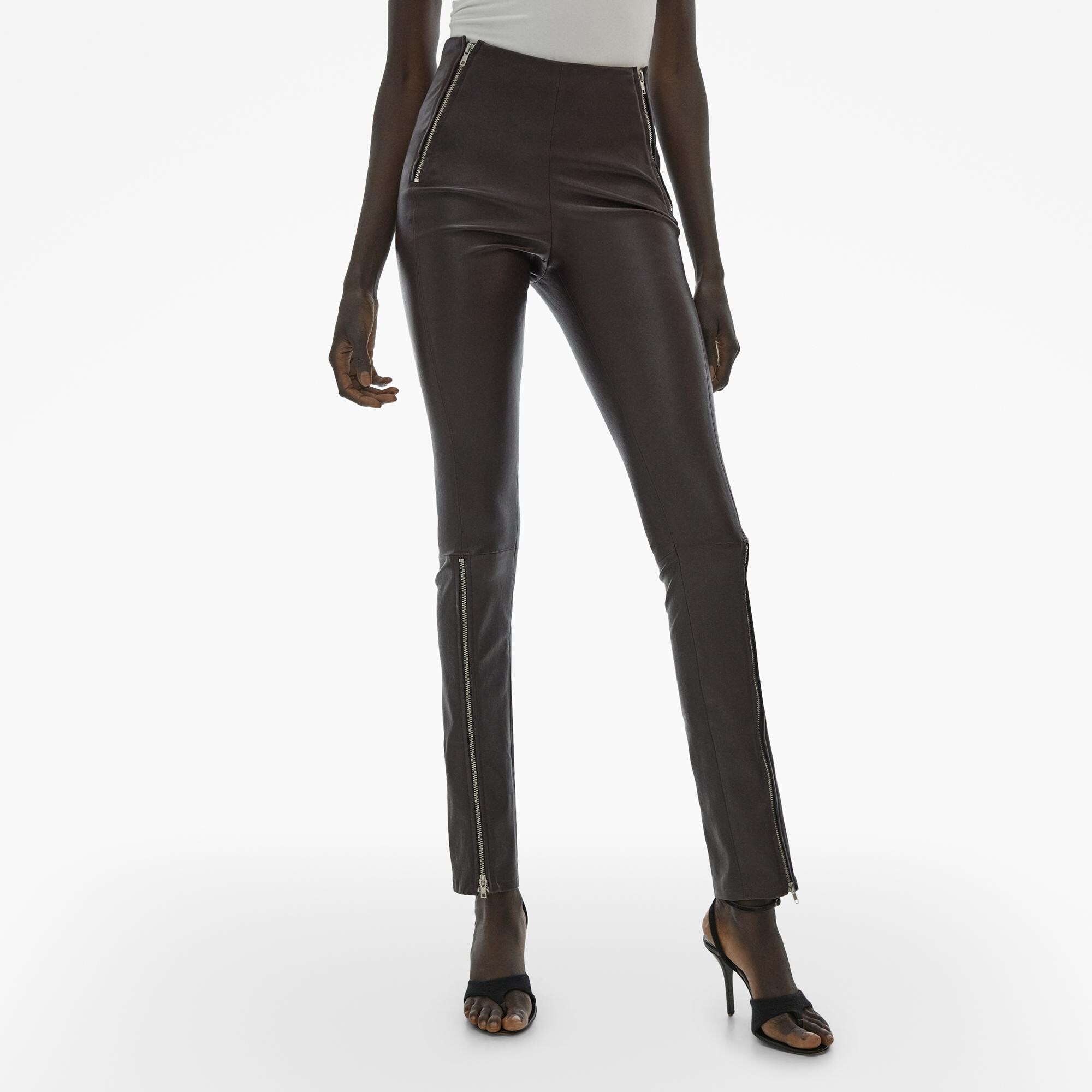 Helmut Lang Leather Zip Skinny Pant | WWW.HELMUTLANG.COM