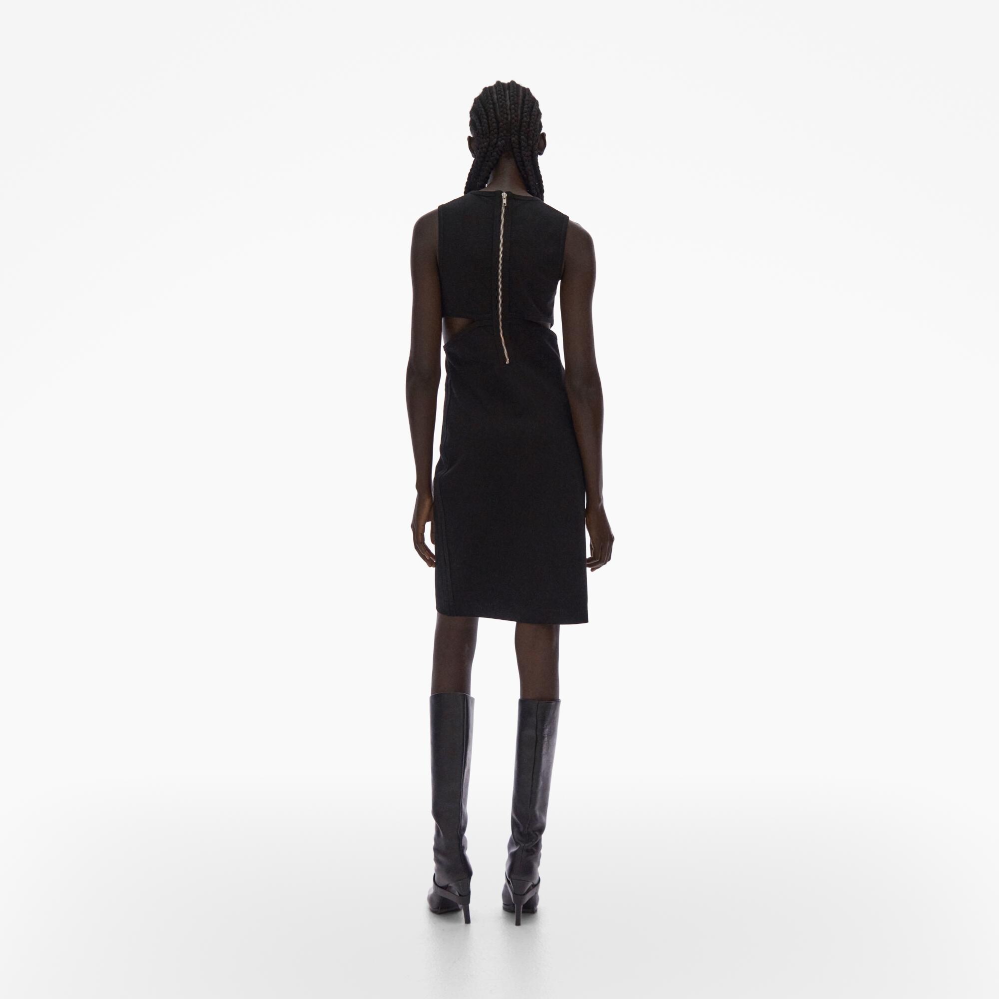 Slit Shift Dress