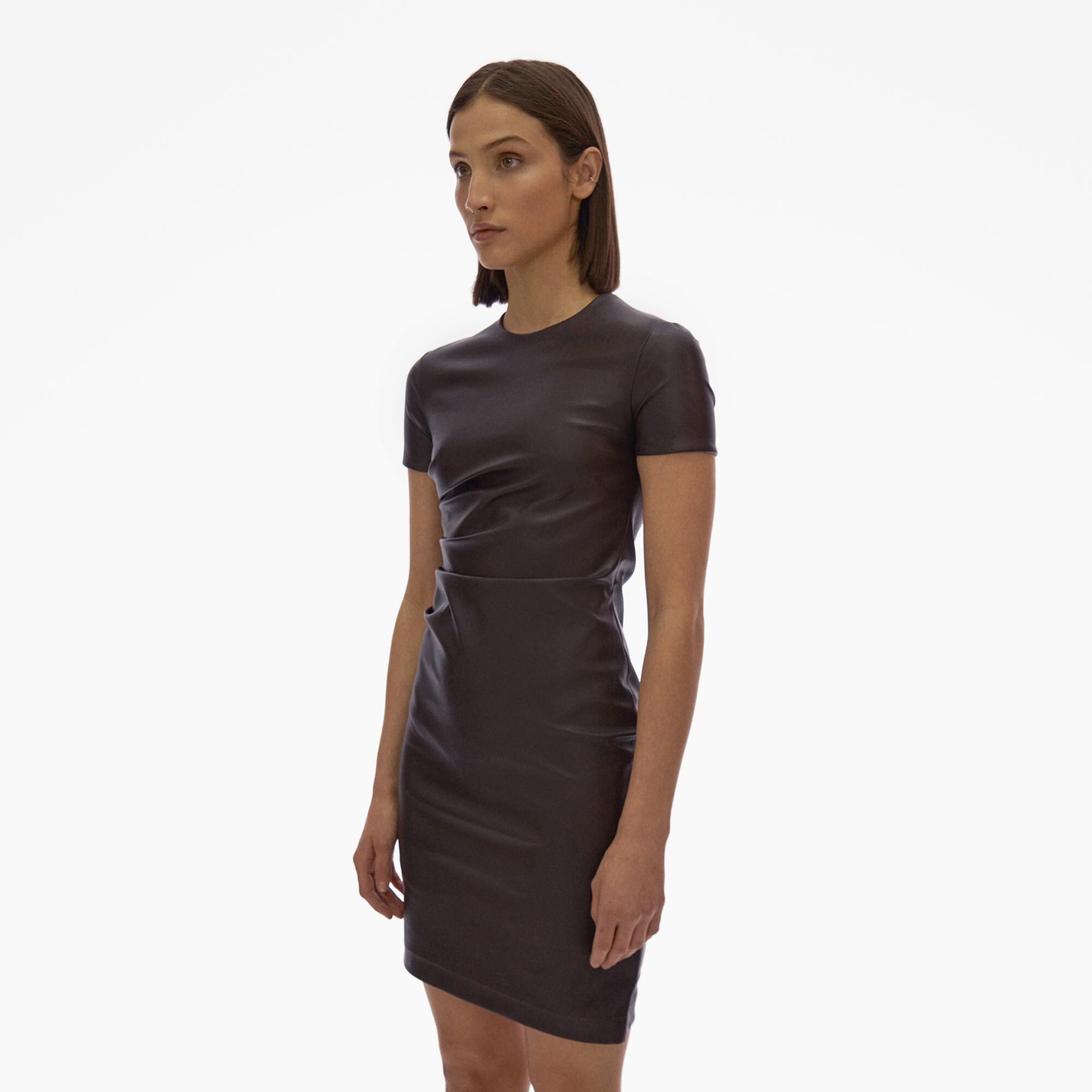 Helmut Lang Twist Short-Sleeve Dress