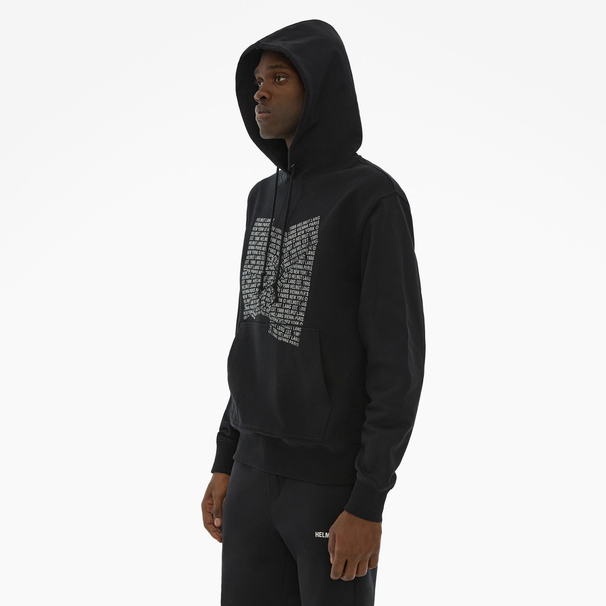 Helmut Lang Core Logo Hoodie M / Black