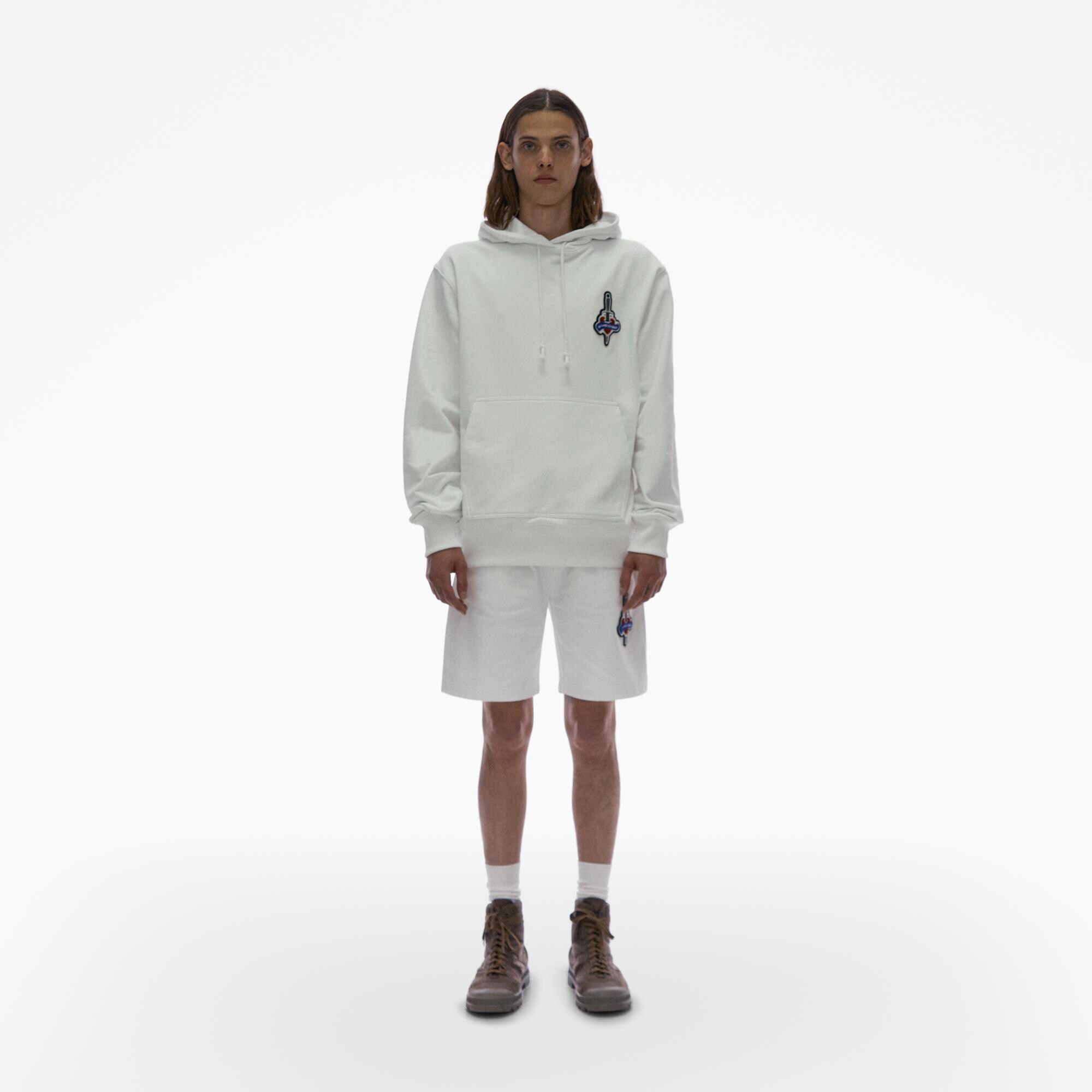 Helmut Lang Societas Hoodie in Roseglow