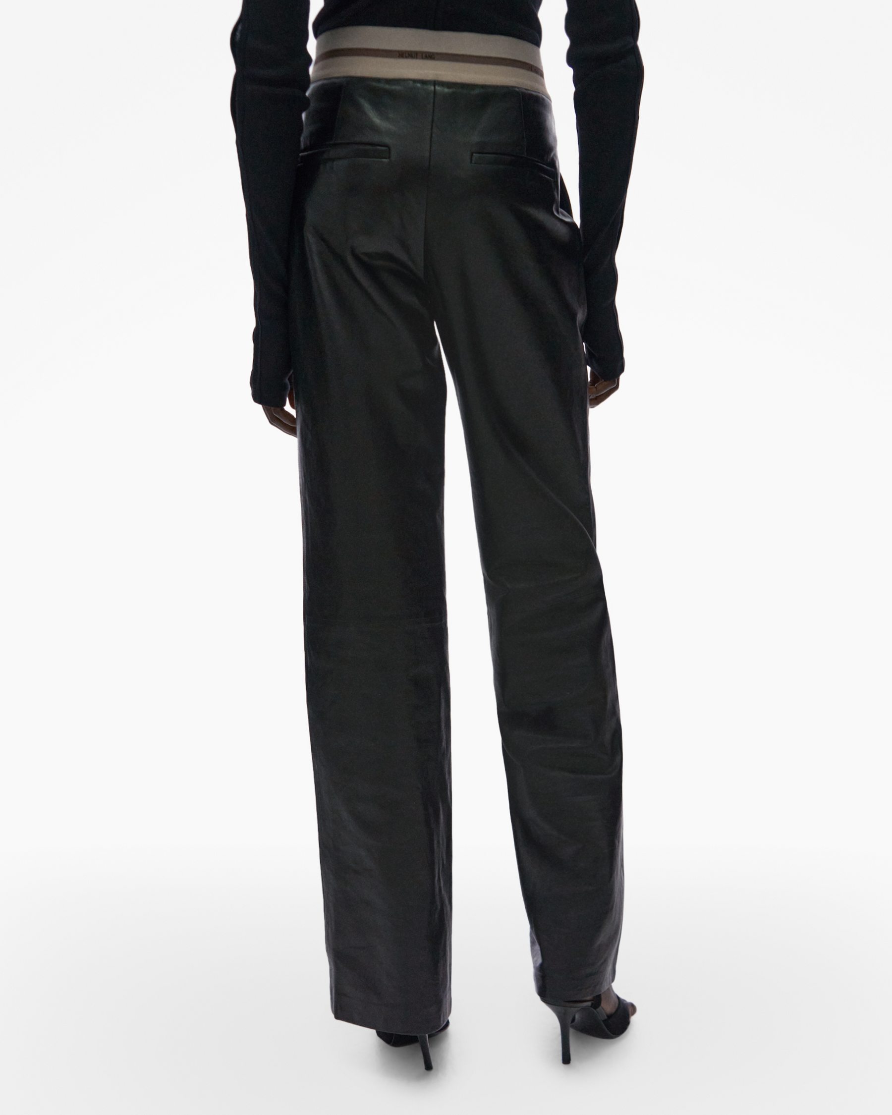 Leather Pull-On Pant