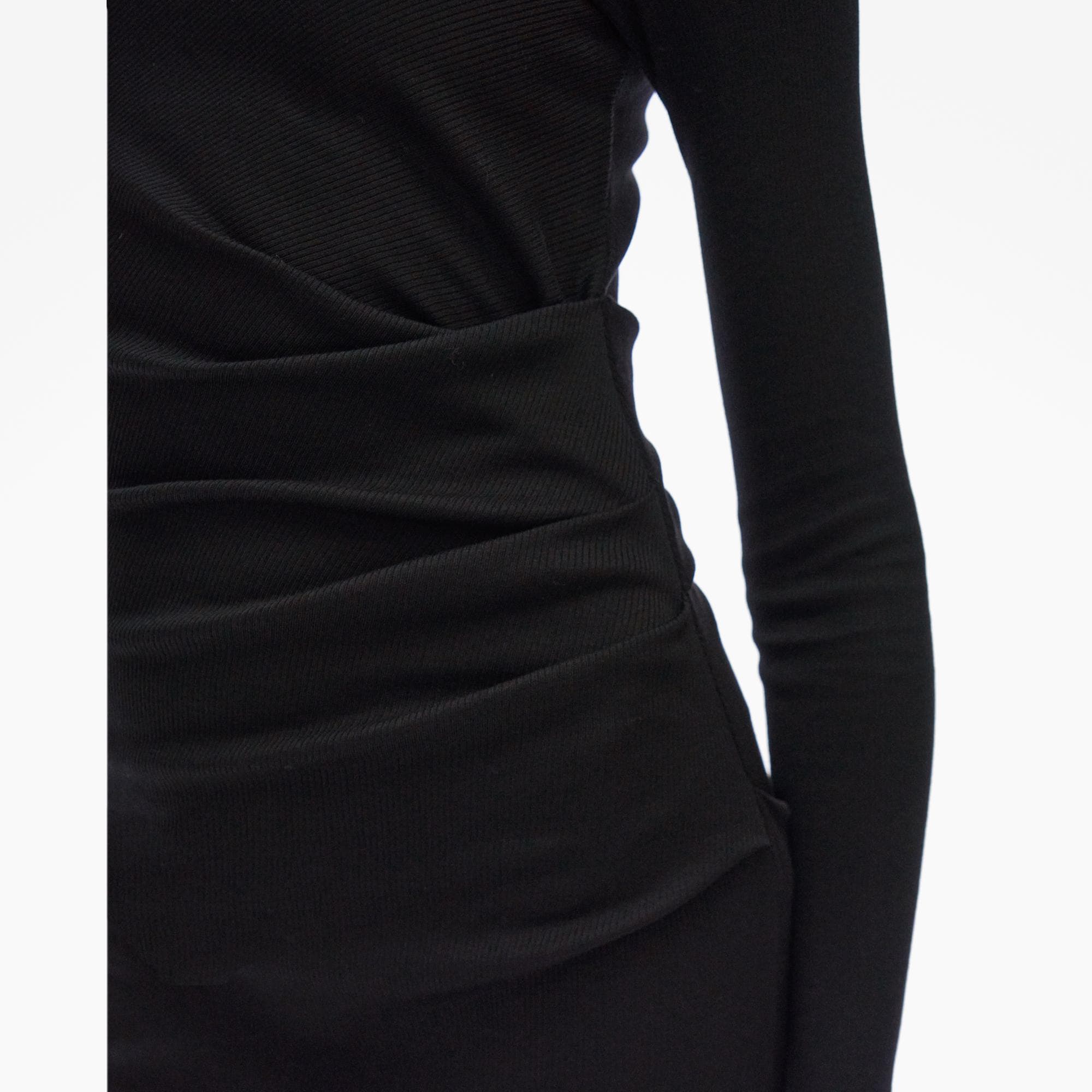 Helmut Lang Rib Asymmetric Dress | WWW.HELMUTLANG.COM