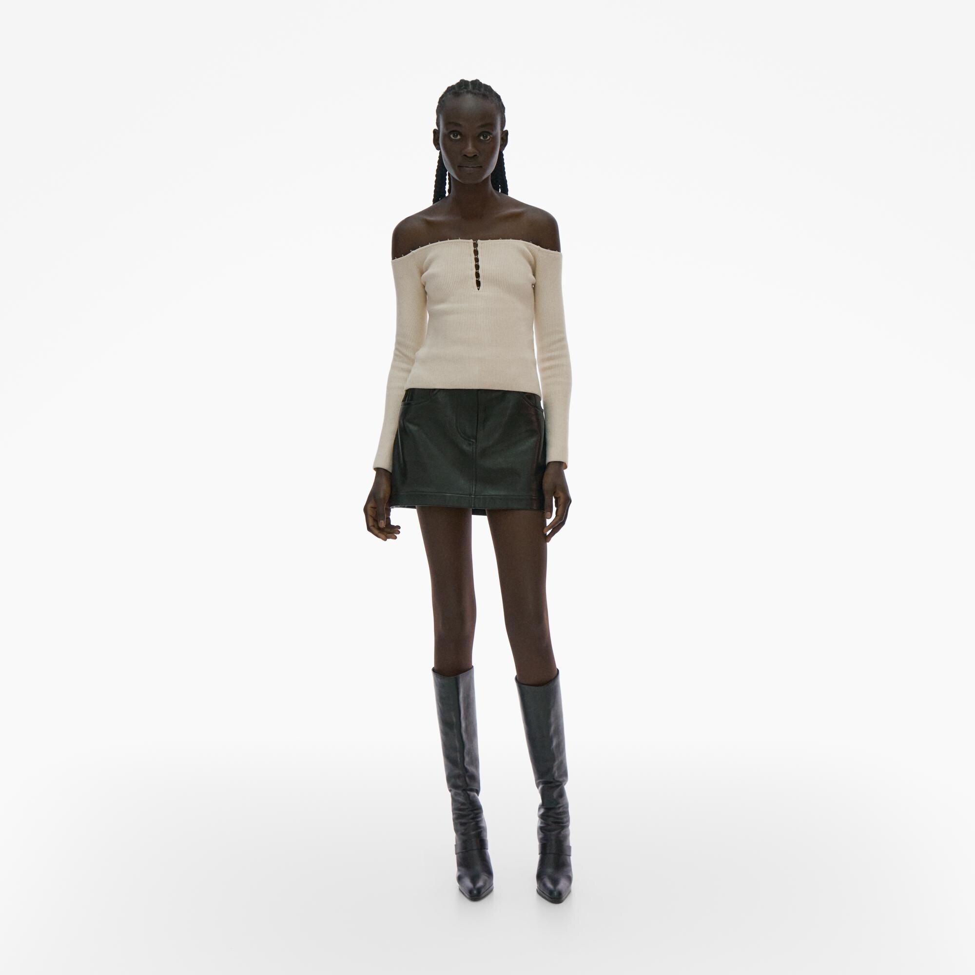 Helmut Lang Off-the-Shoulder Top | WWW.HELMUTLANG.COM | Helmut Lang