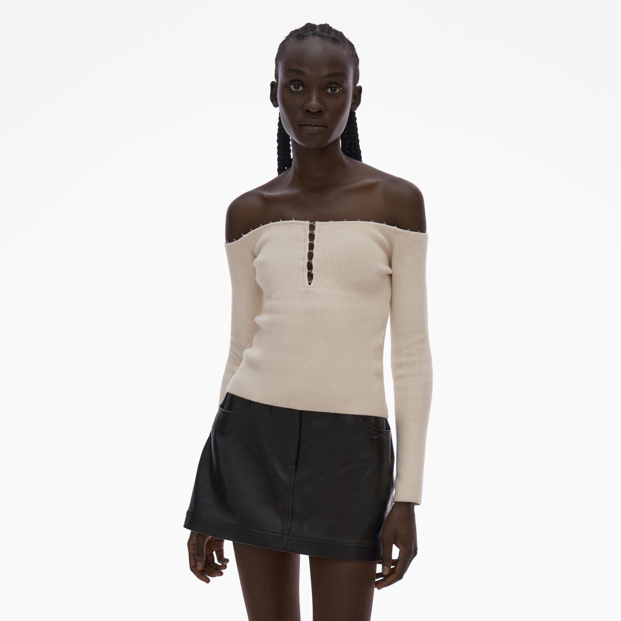 Helmut Lang Off-the-Shoulder Top | WWW.HELMUTLANG.COM | Helmut Lang