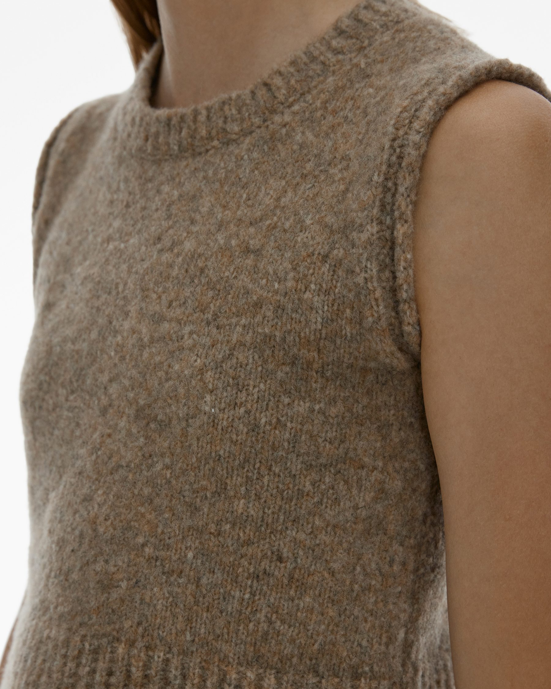 Cropped Sweater Vest