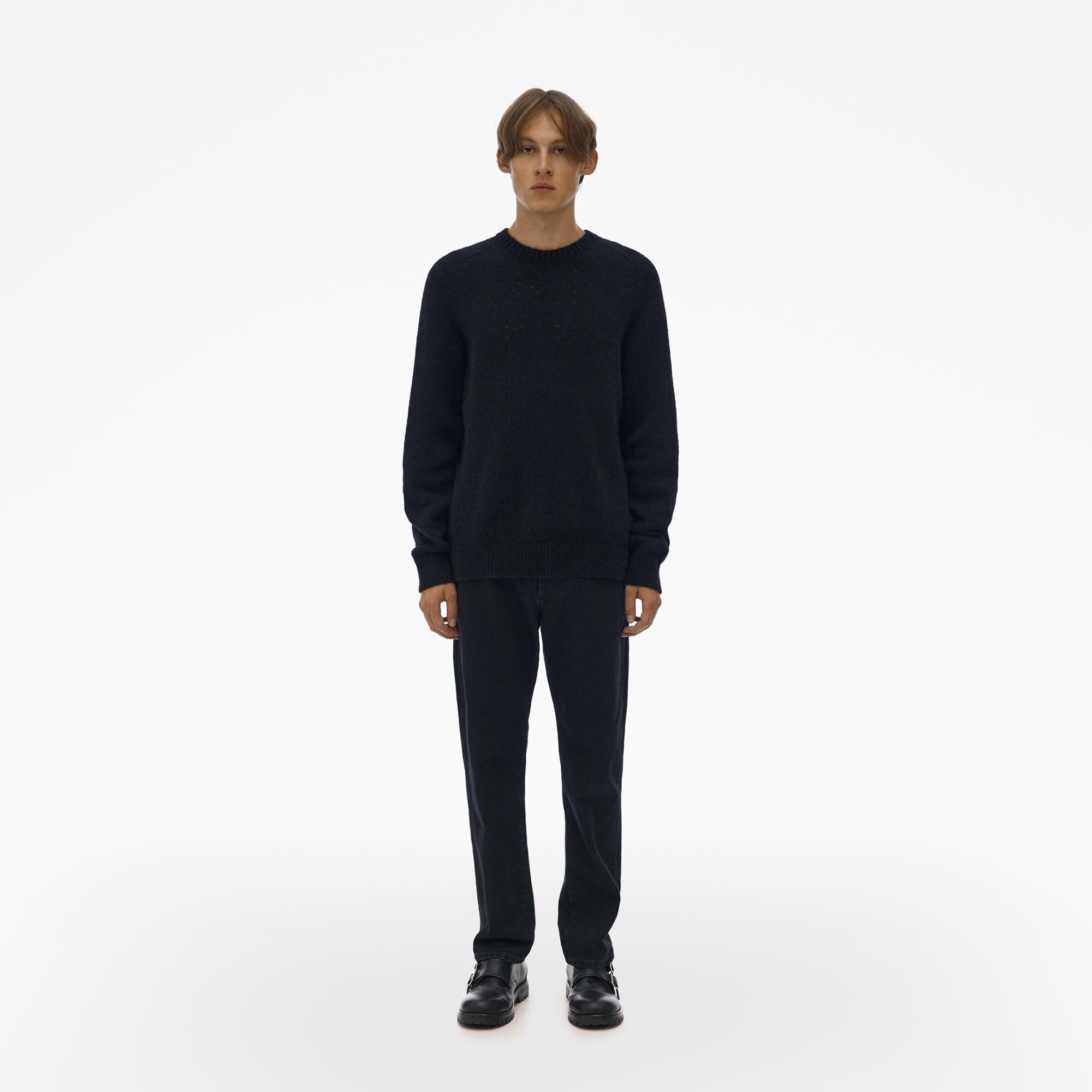 Helmut Lang Jacquard Crewneck Sweater