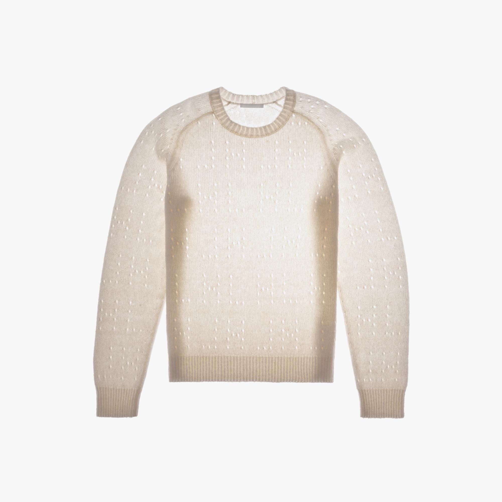 Helmut Lang Logo Pointelle Sweater | WWW.HELMUTLANG.COM