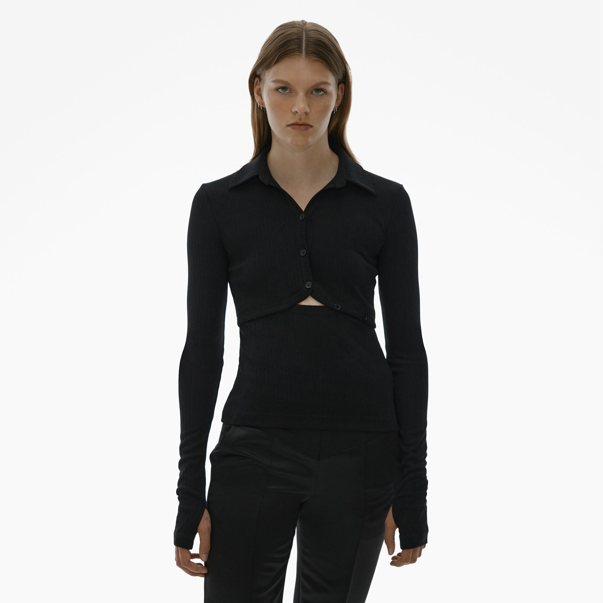 Cut-Out Polo Top