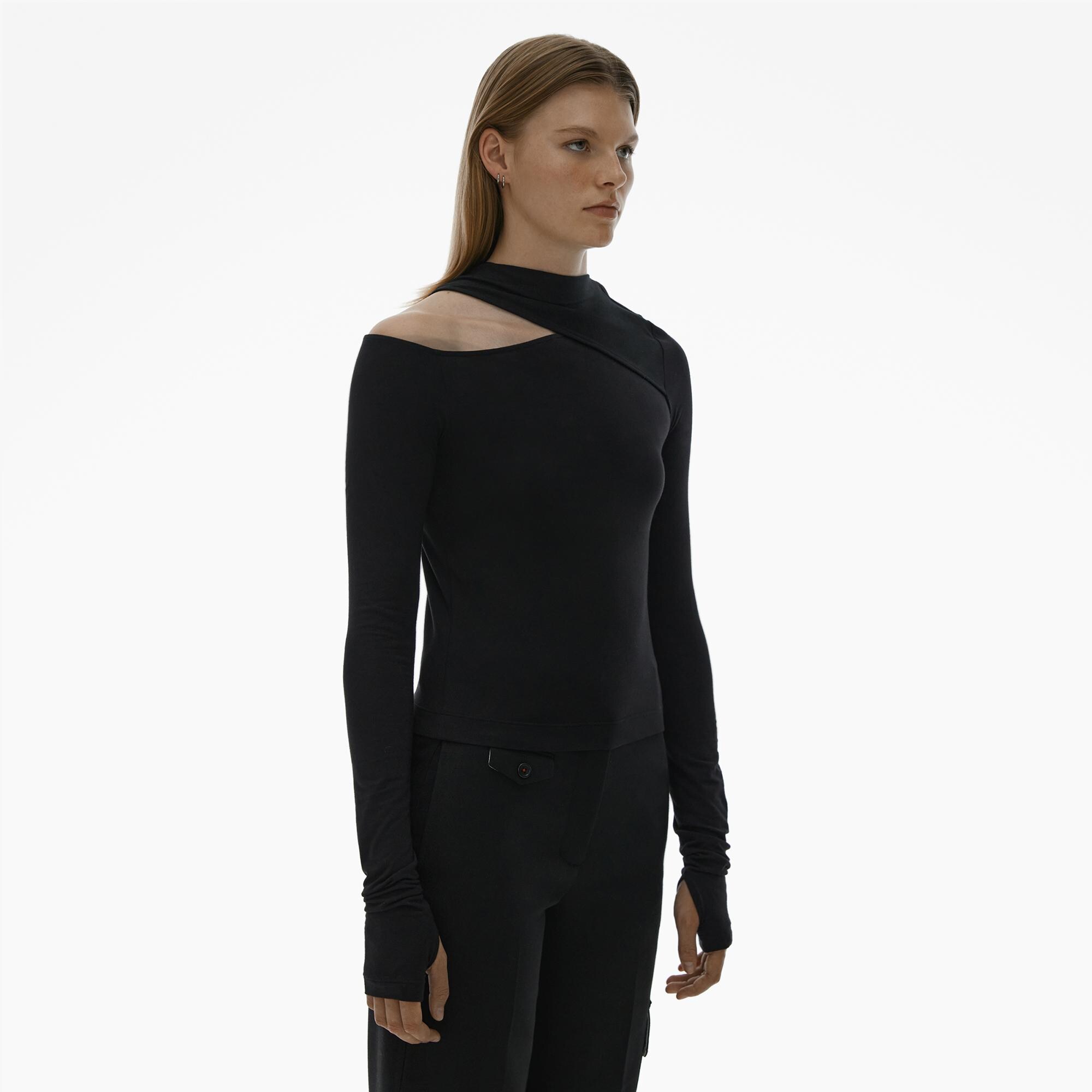 Slash Long-Sleeve Top