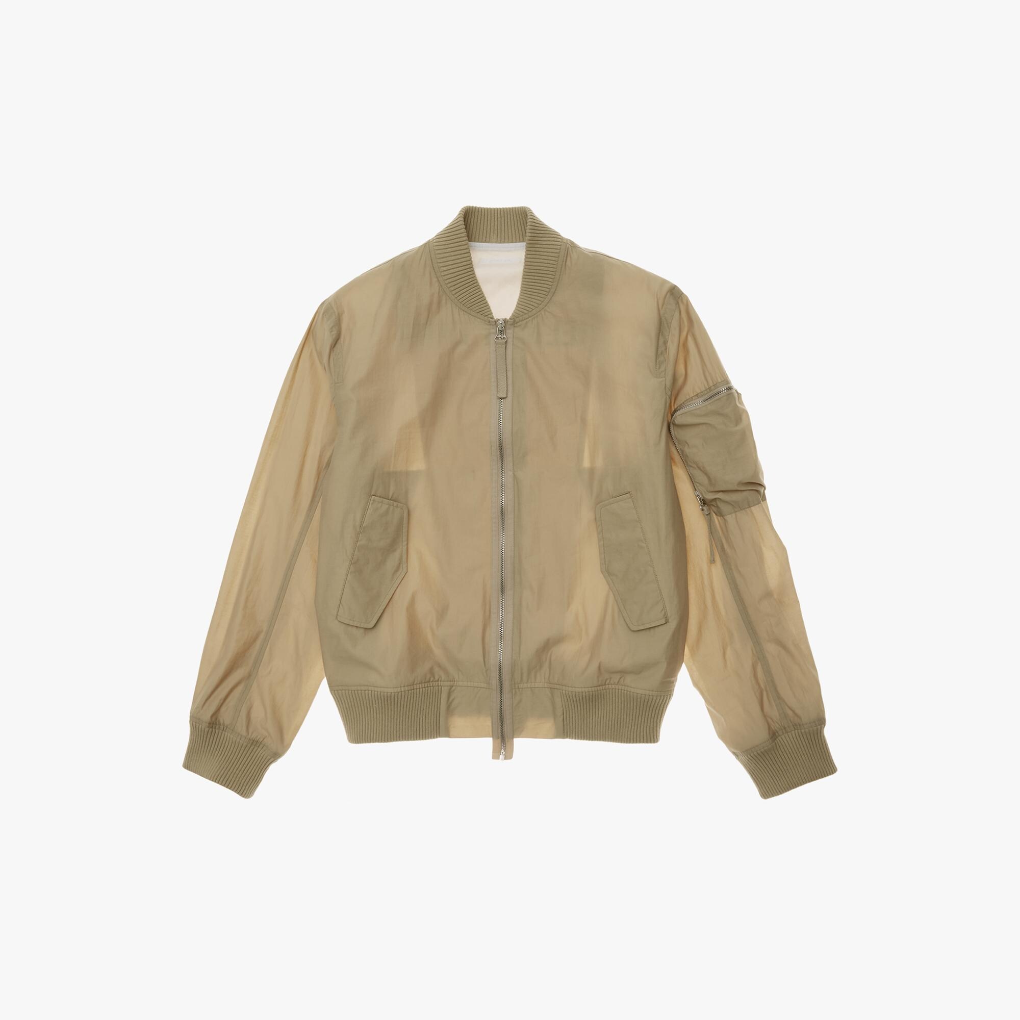 世界を買える Helmut Lang 4-way Sheer Bomber Jacket | artfive