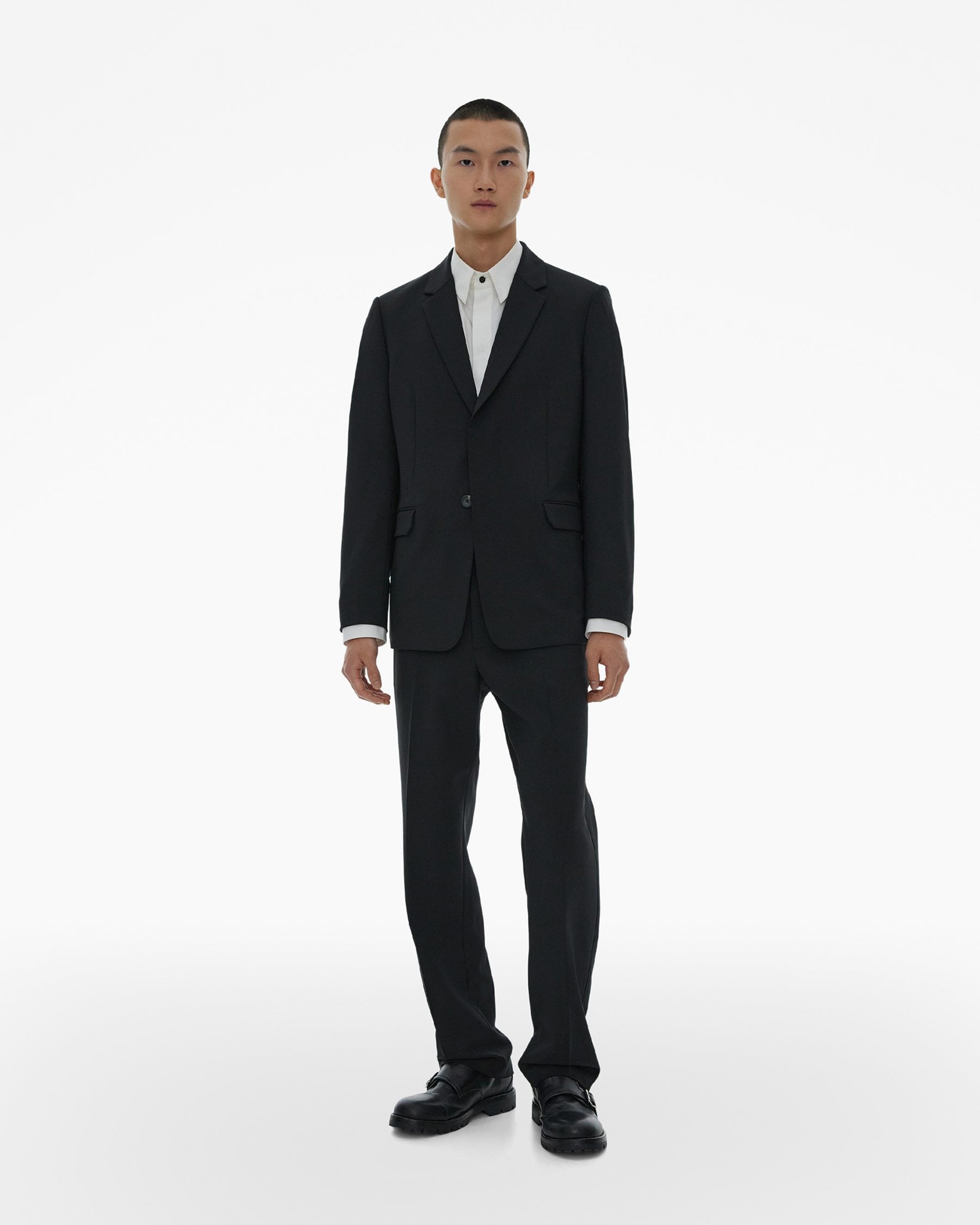 Stretch Wool Suit Pant