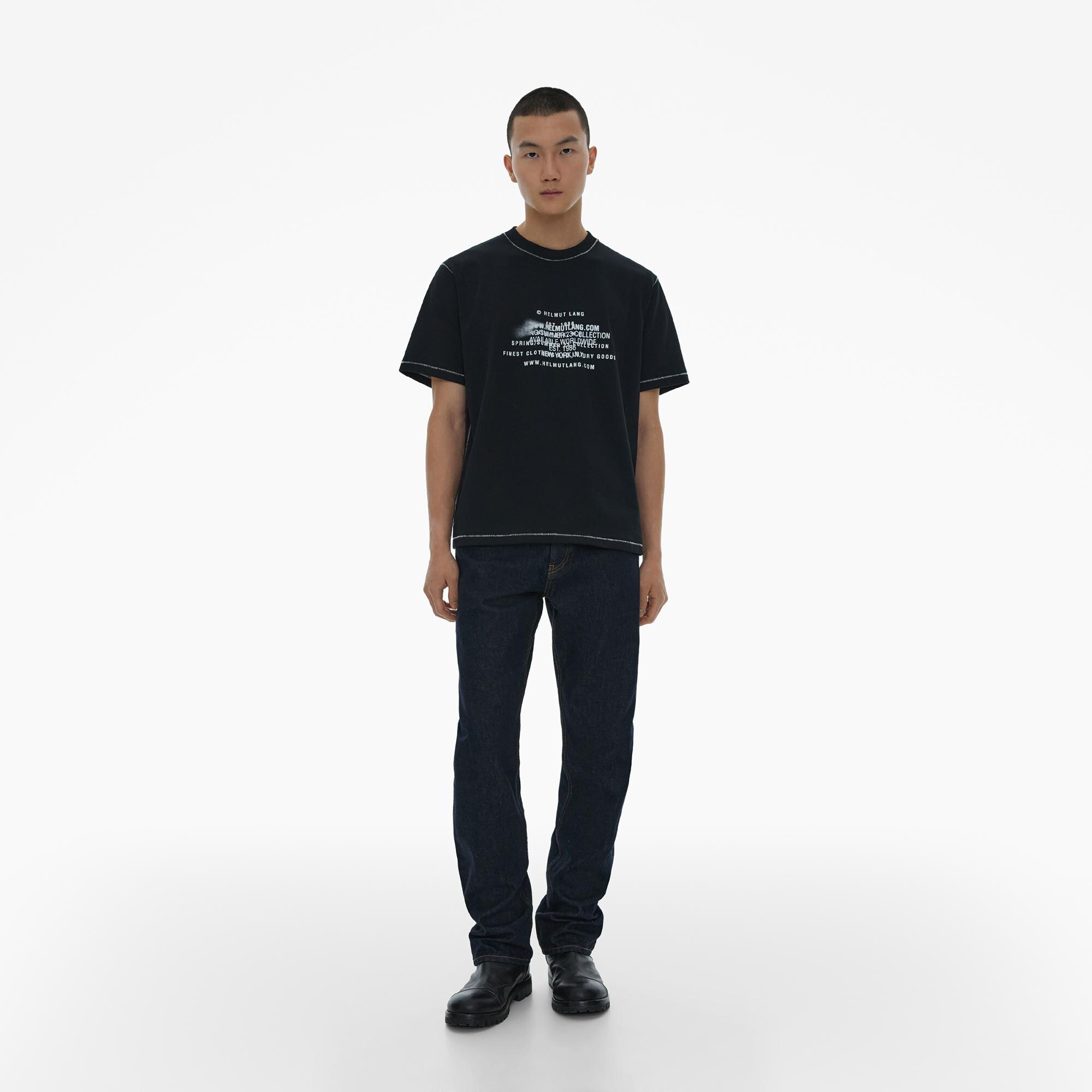 Helmut Lang Spray Logo Tee | WWW.HELMUTLANG.COM