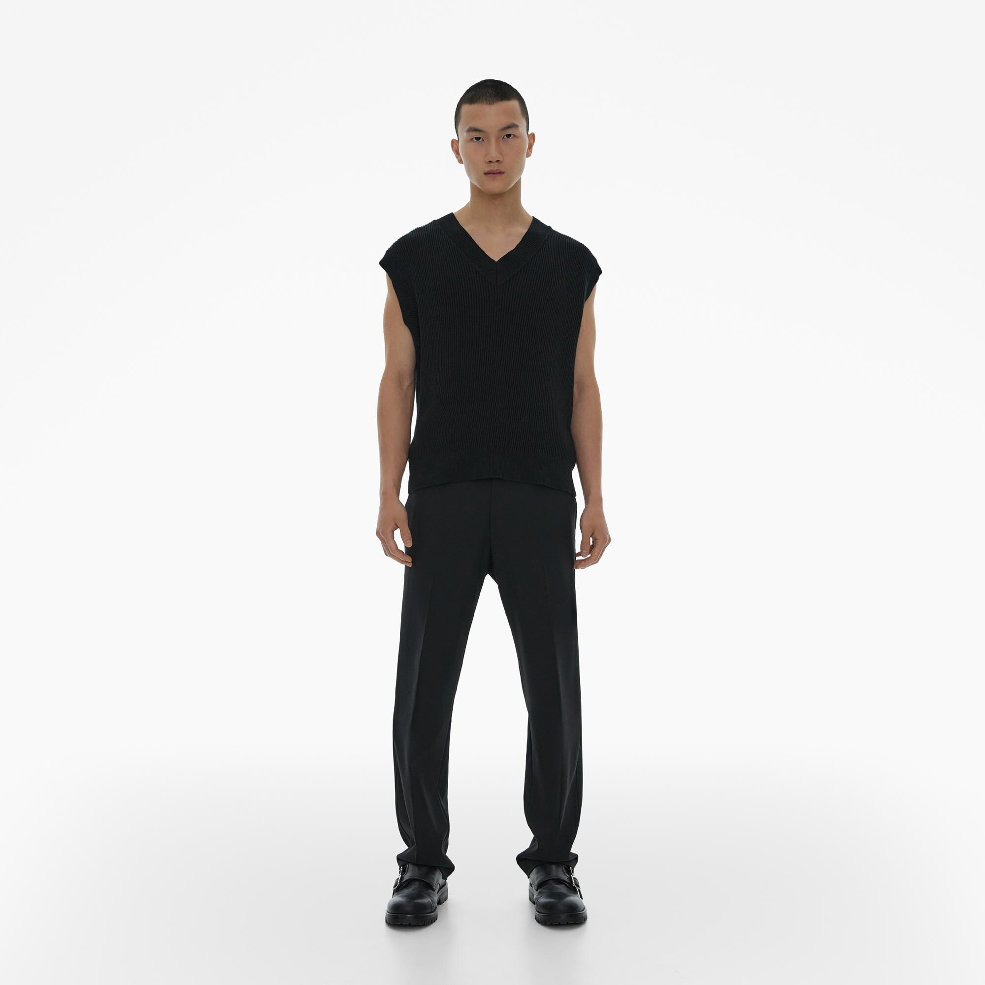 Helmut Lang Oversized Sweater Vest | WWW.HELMUTLANG.COM | Helmut Lang