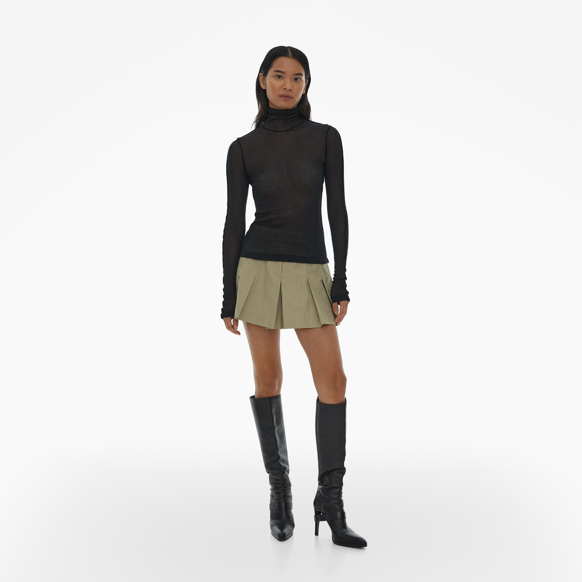 Helmut Lang Sheer Turtleneck Tee | WWW.HELMUTLANG.COM