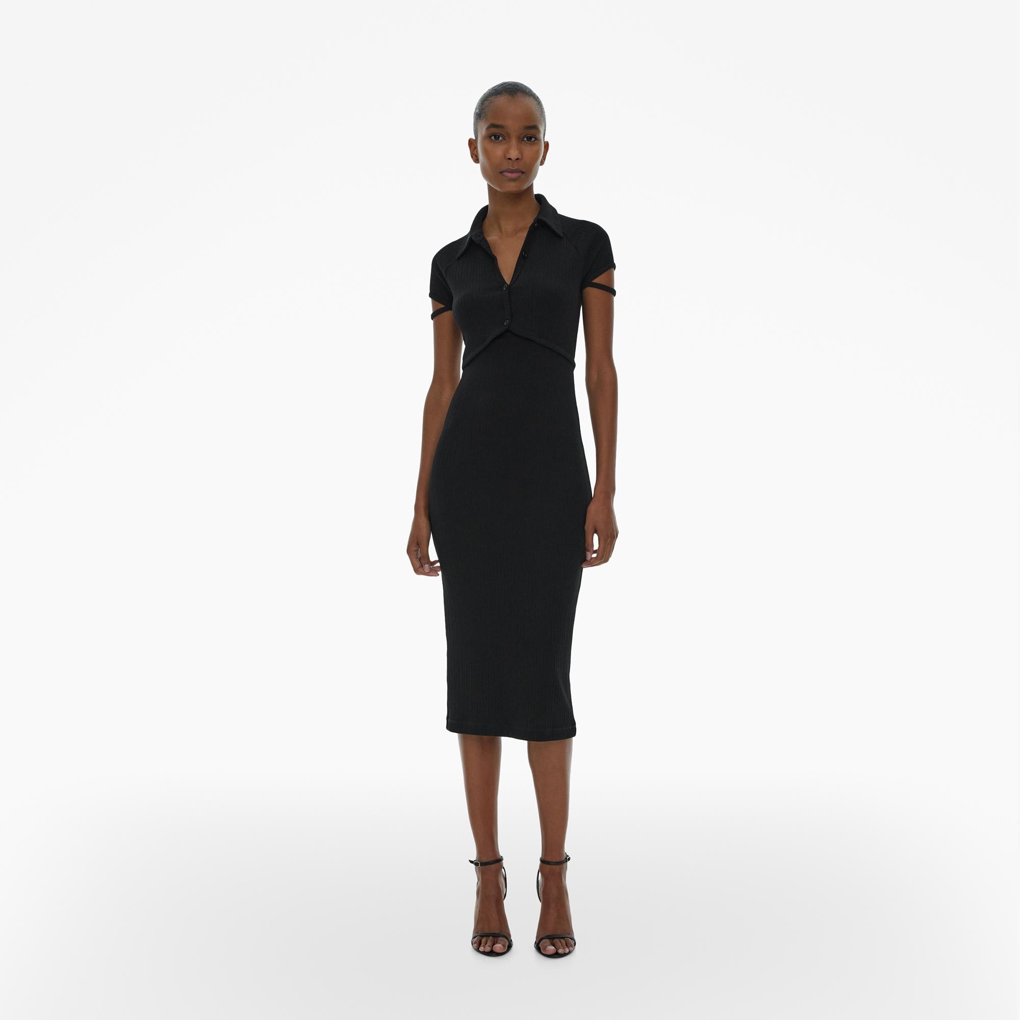 Helmut Lang Cut Out Cardigan Dress WWW.HELMUTLANG.COM