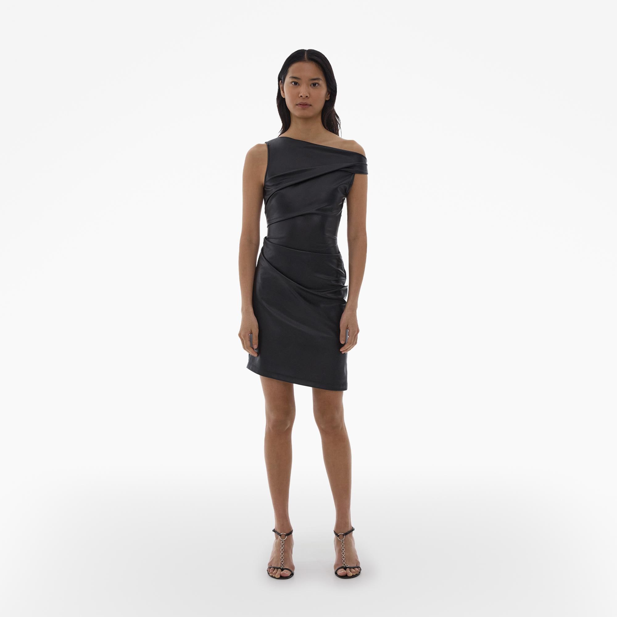 Helmut lang one shoulder dress sale