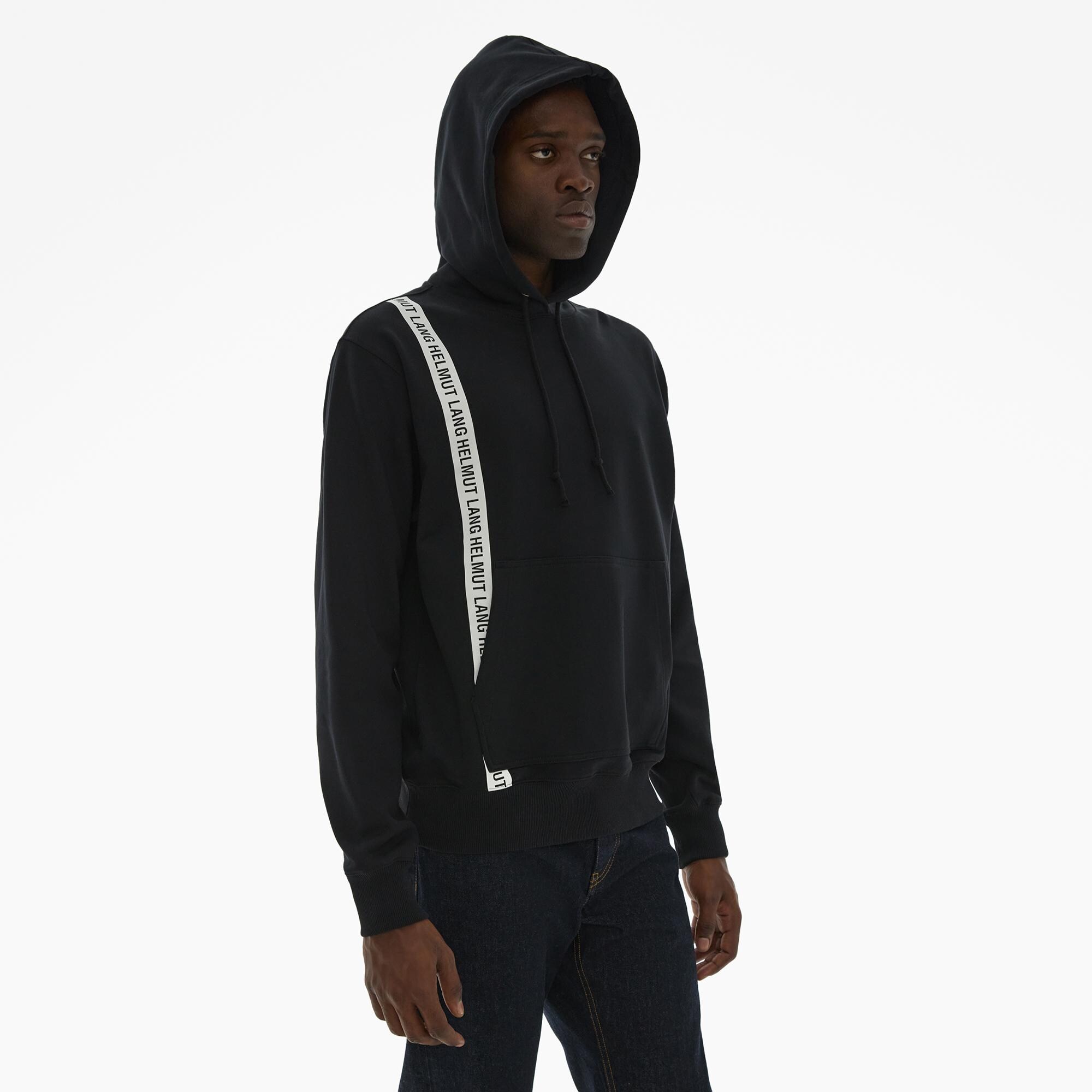 Helmut Lang Black Half-Zip Hoodie