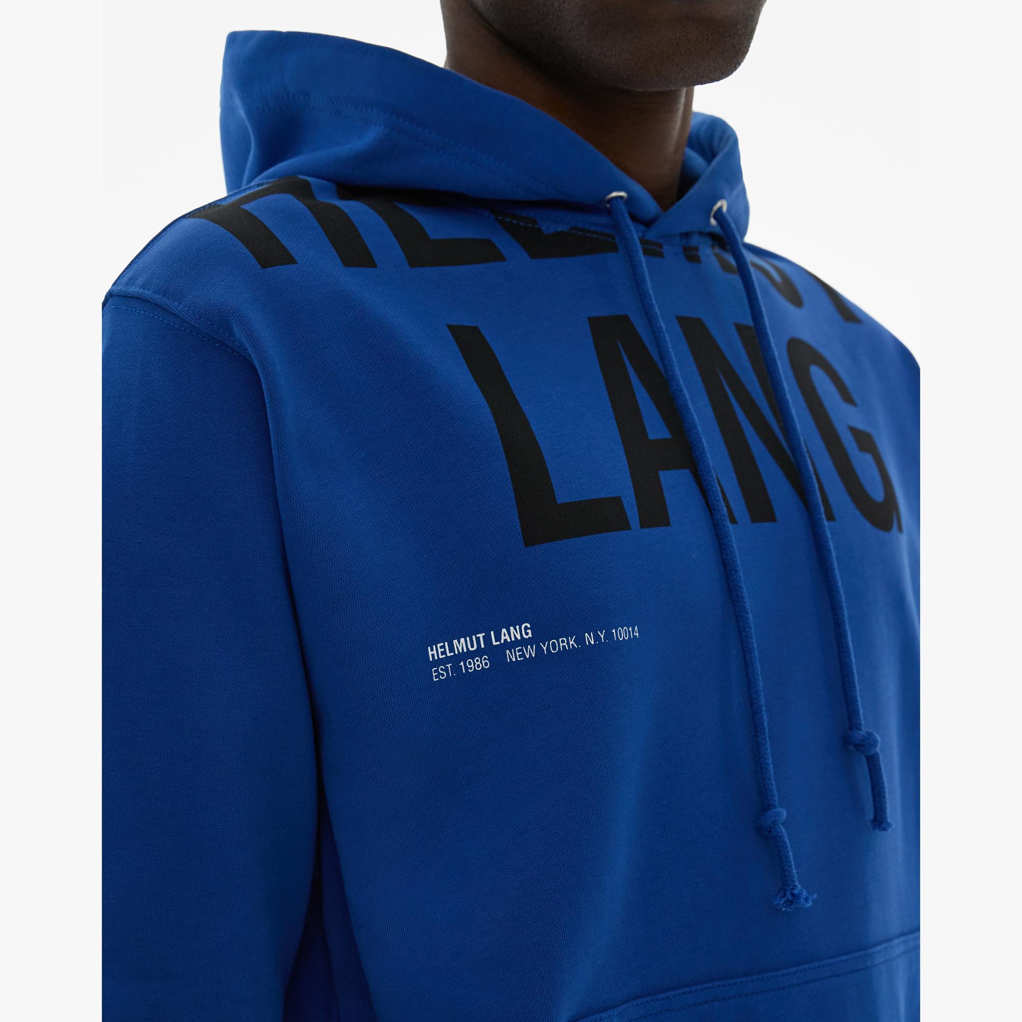 Blue helmut lang hoodie online