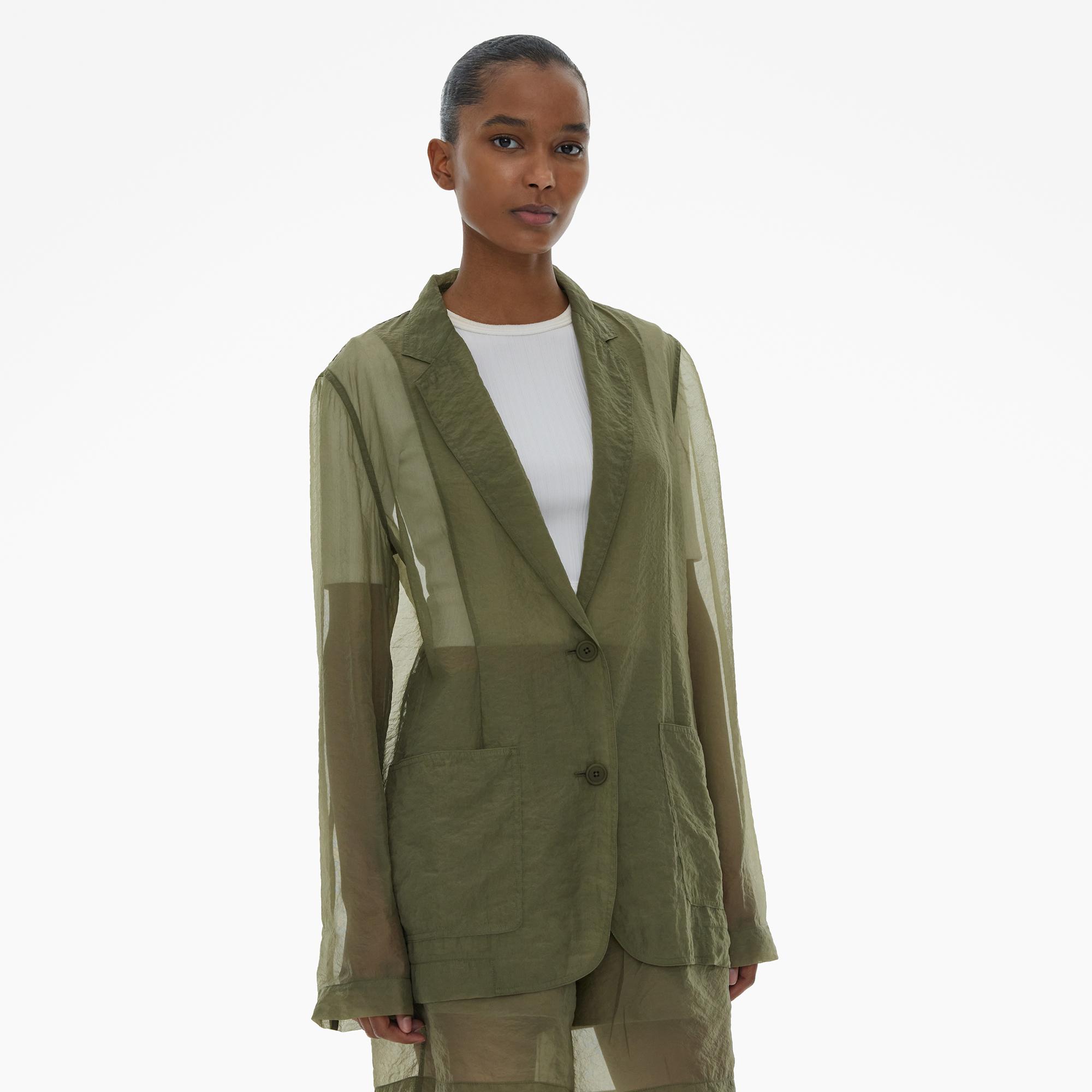 Helmut Lang Sheer Blazer | WWW.HELMUTLANG.COM | Helmut Lang