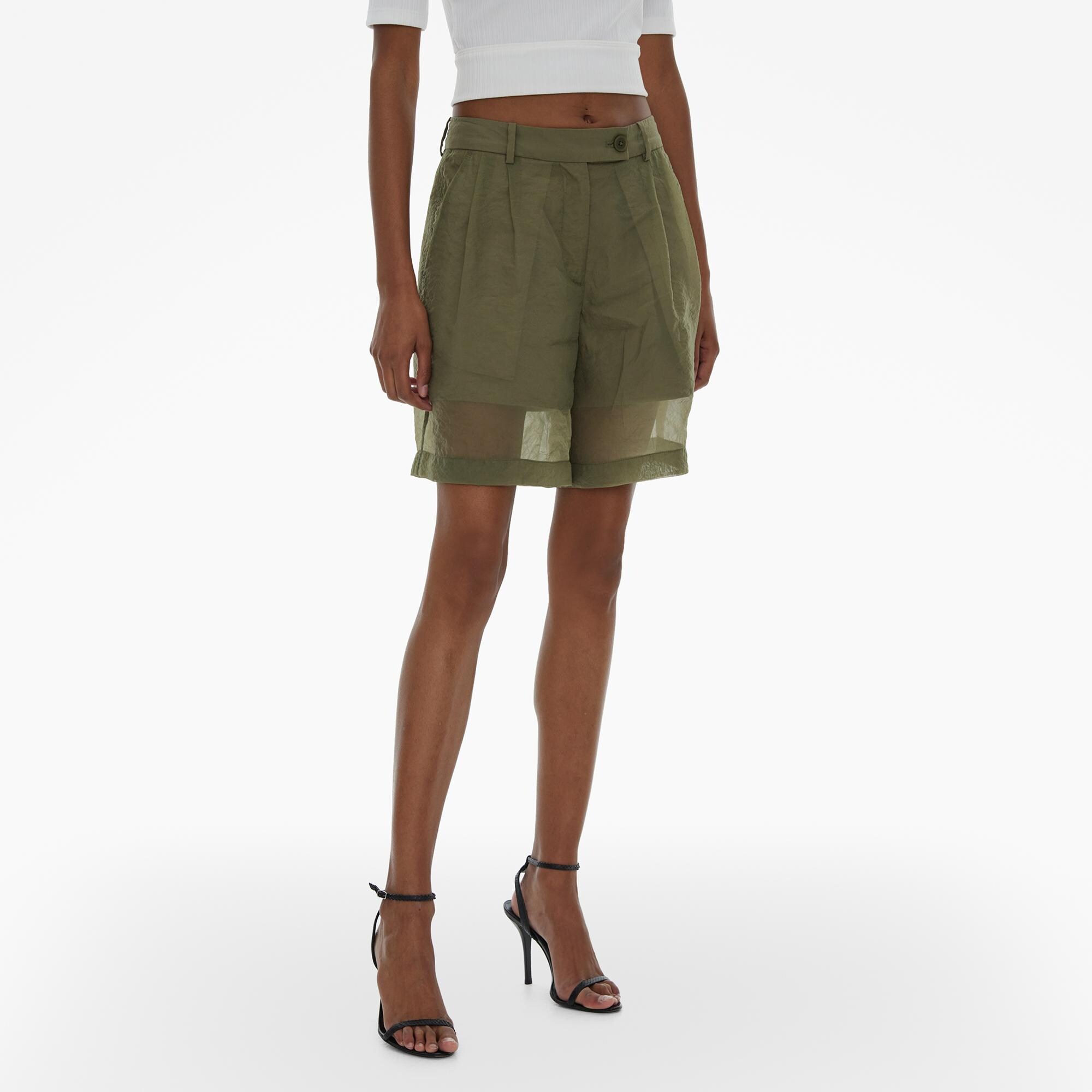 Helmut Lang Pleated Sheer Short | WWW.HELMUTLANG.COM