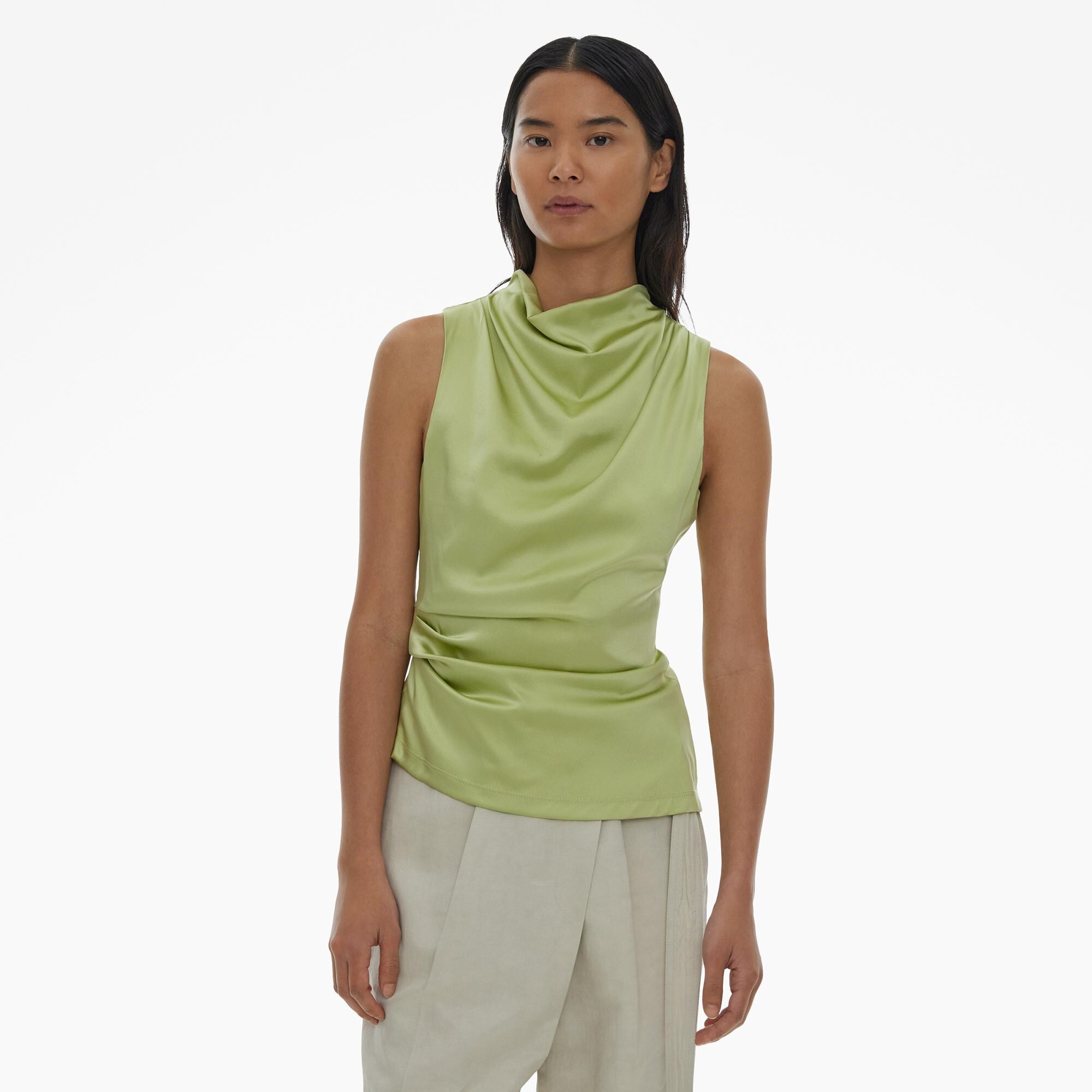 Helmut lang satin top on sale